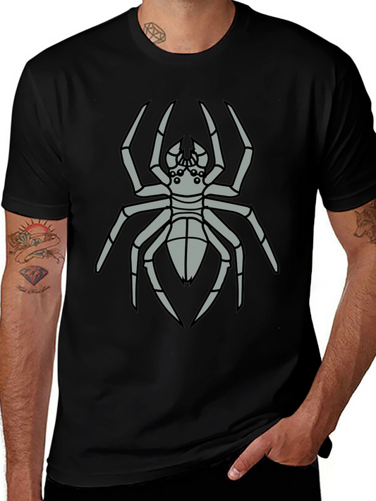 Spider Graphic Tee - Mens Black T-Shirt