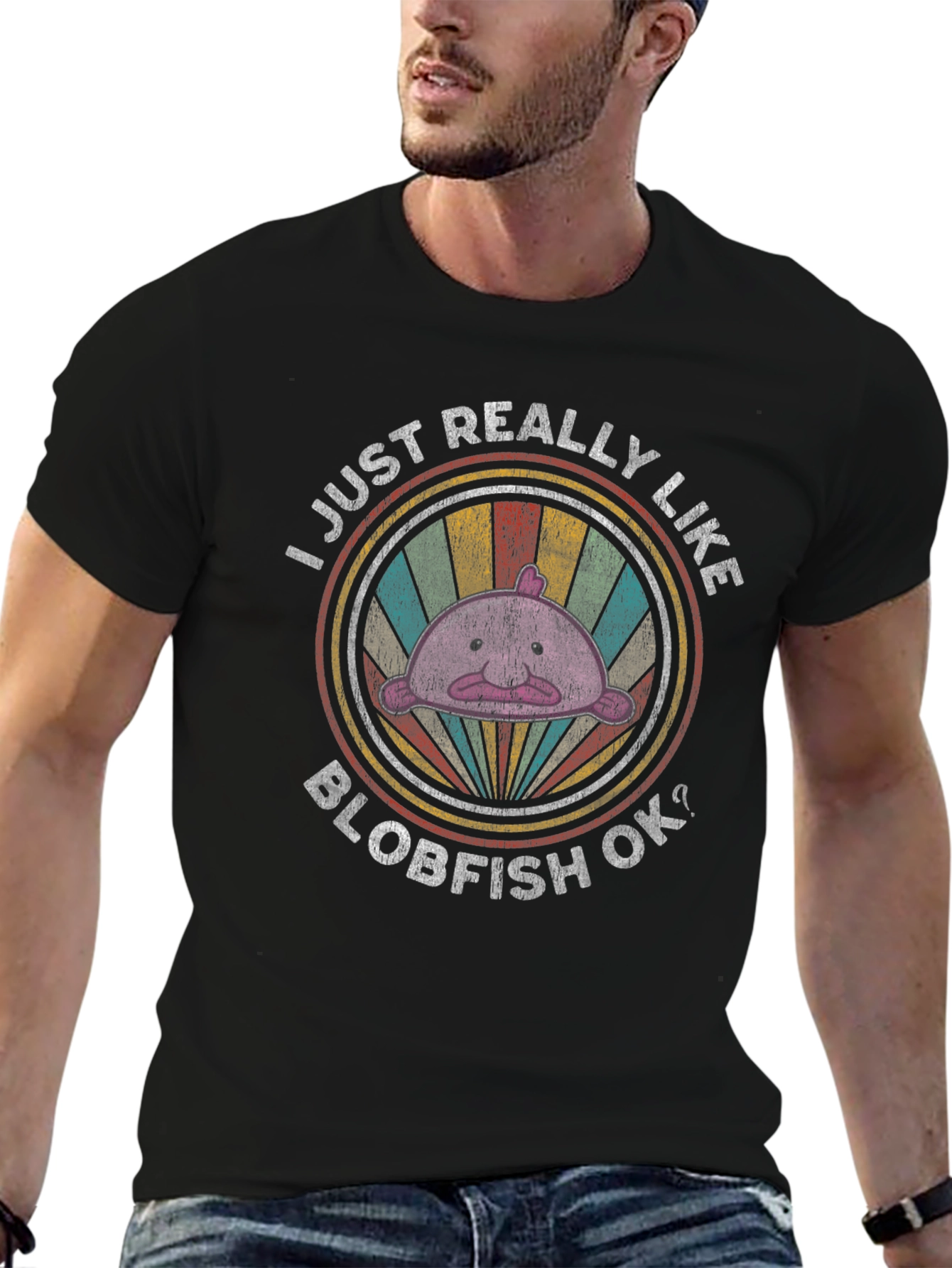 I Just Really Like Blobfish OK? T-Shirt