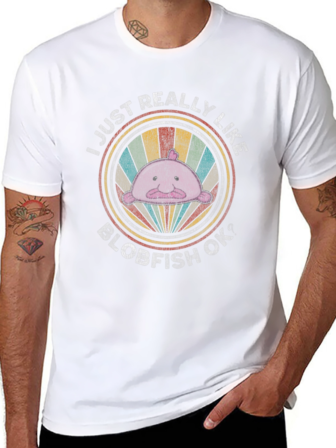 I Just Really Like Blobfish OK? T-Shirt