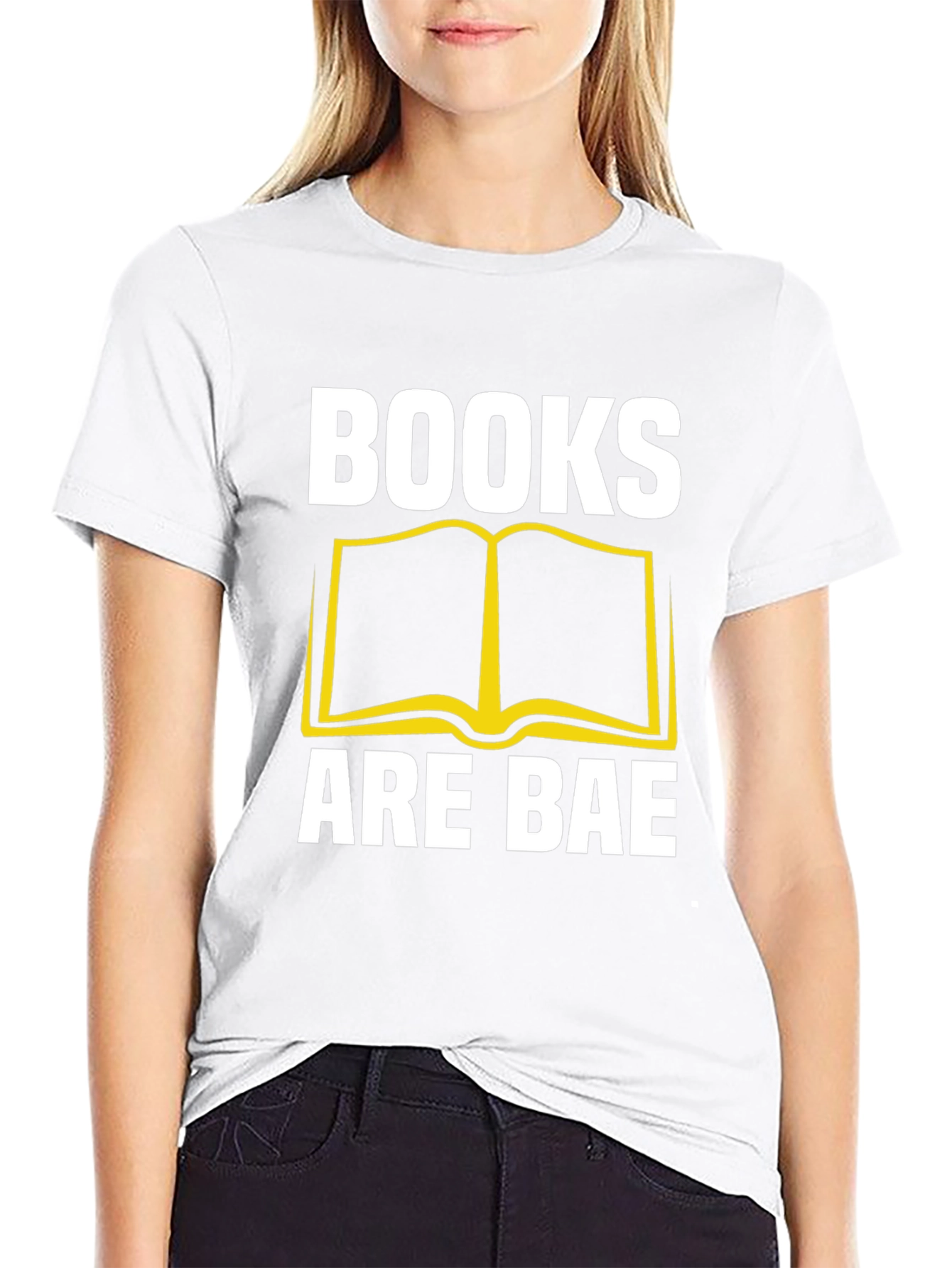 Books Are Bae Black Graphic T-Shirt