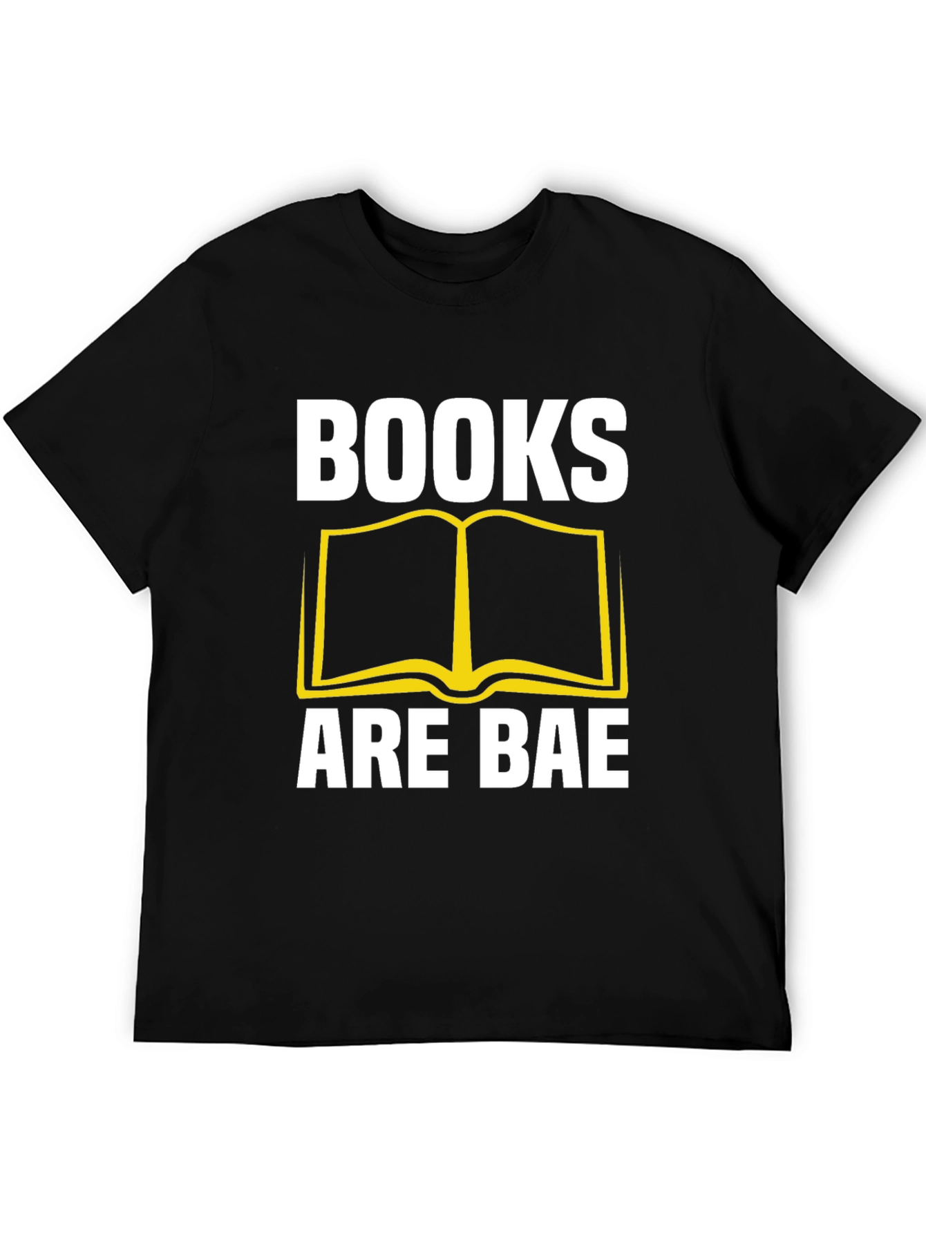 Books Are Bae Black Graphic T-Shirt