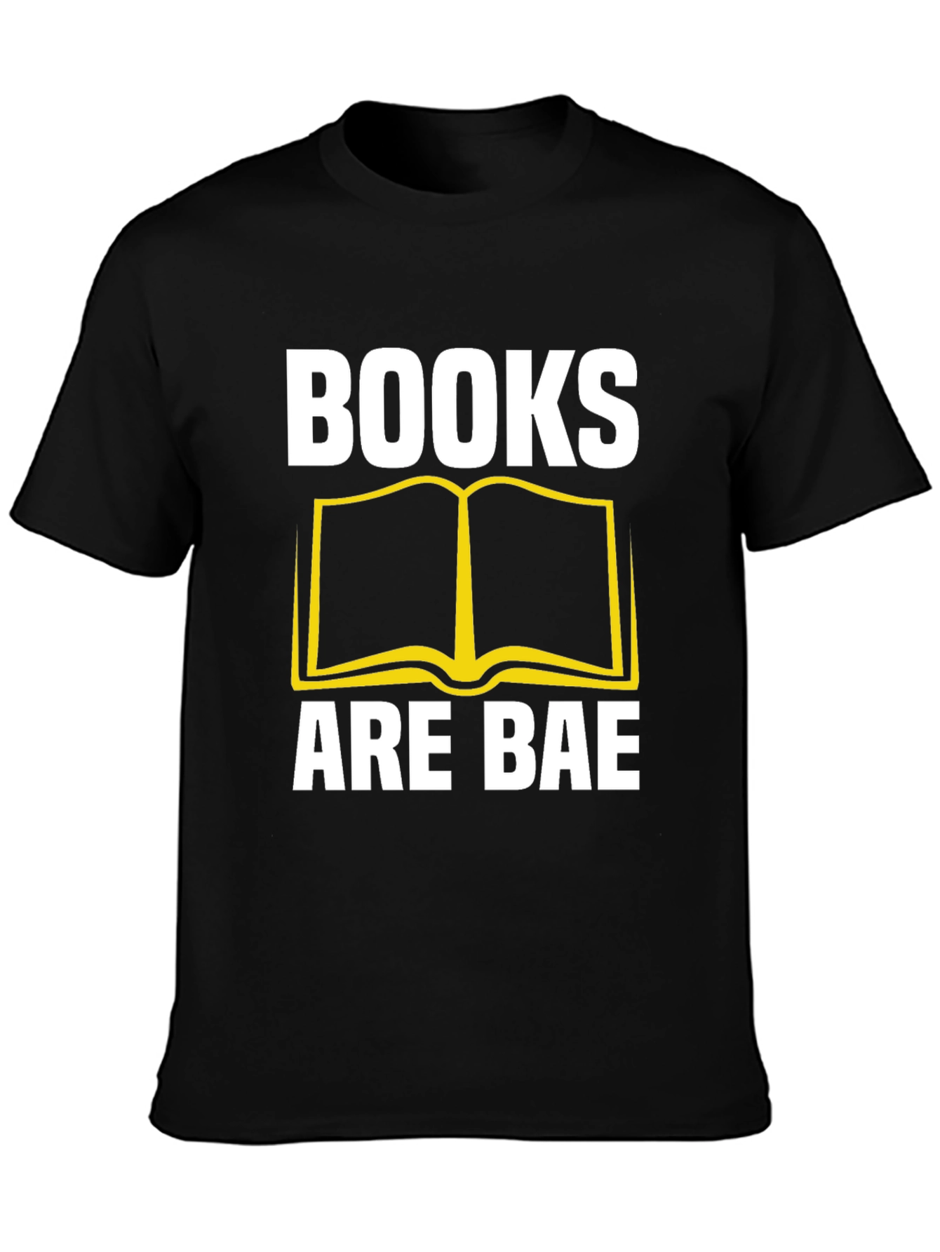 Books Are Bae Black Graphic T-Shirt
