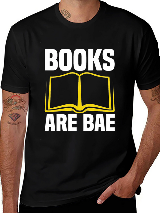 Books Are Bae Black Graphic T-Shirt