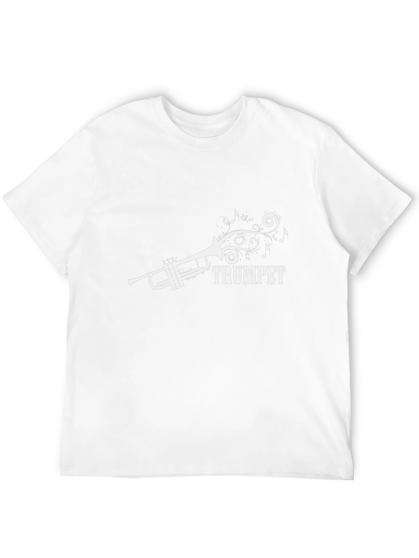 Trumpet Music T-Shirt - Black Cotton Tee
