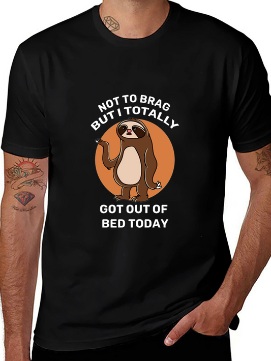 Funny Sloth Graphic Tee: Not To Brag T-Shirt