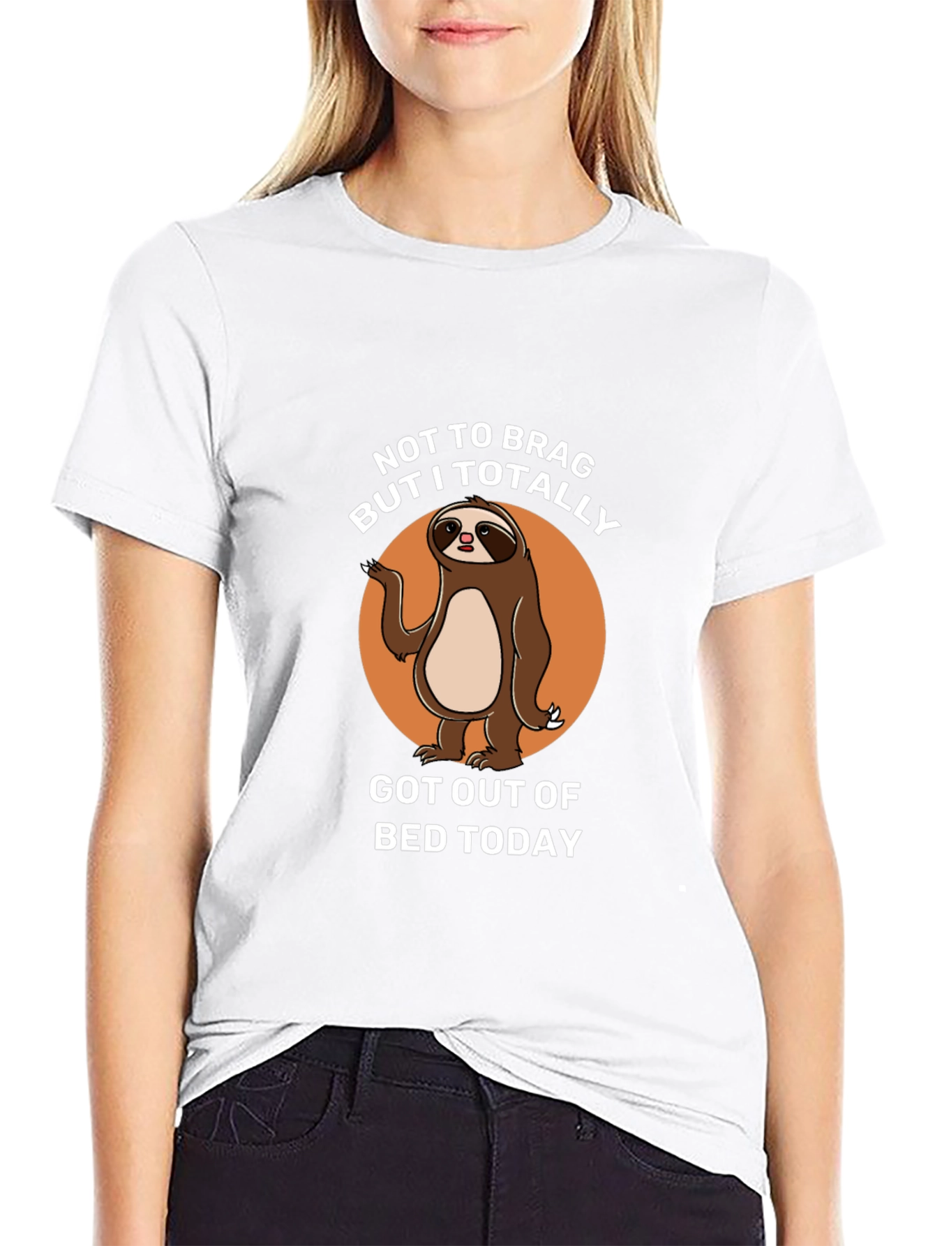 Funny Sloth Graphic Tee: Not To Brag T-Shirt