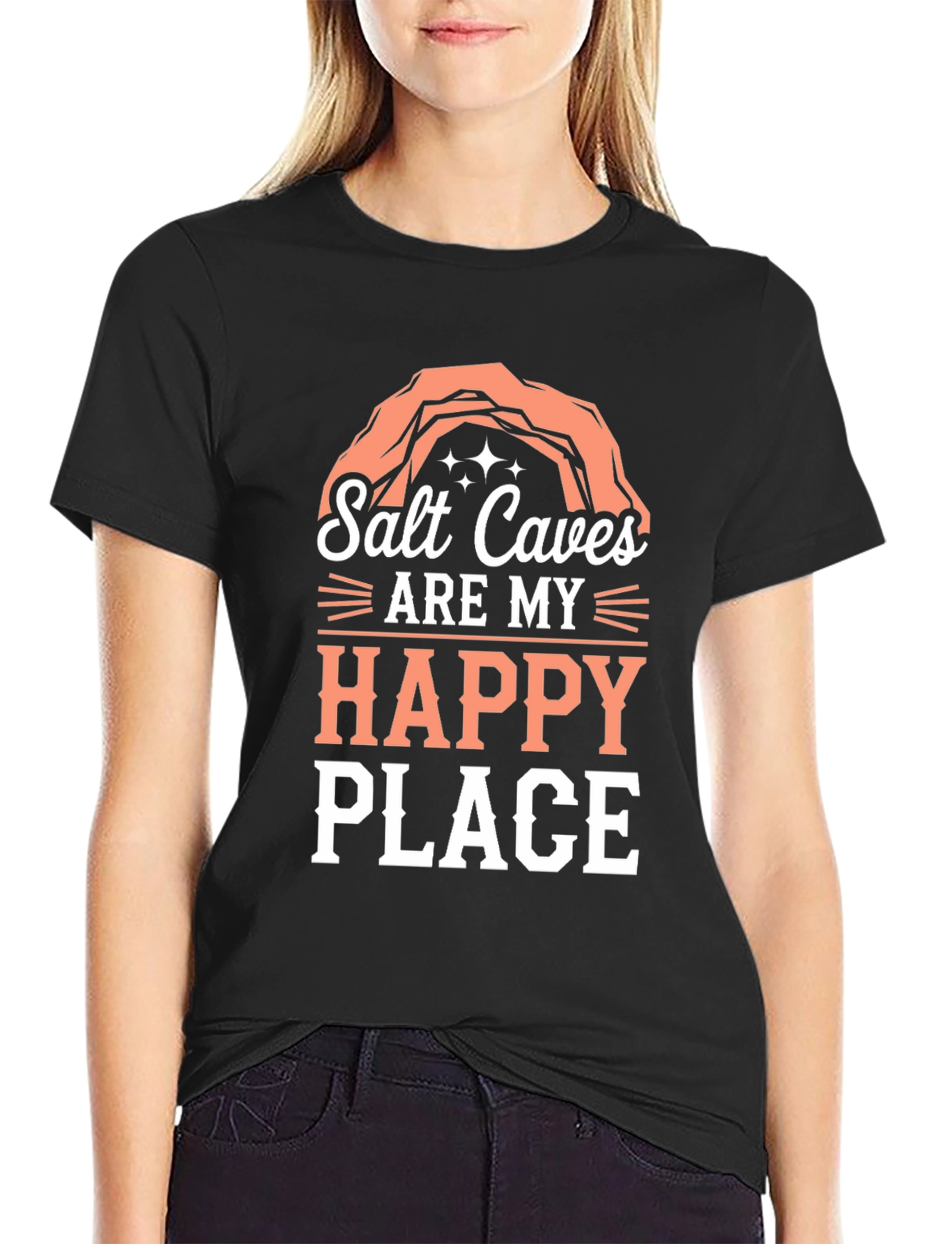 Salt Caves Happy Place T-Shirt