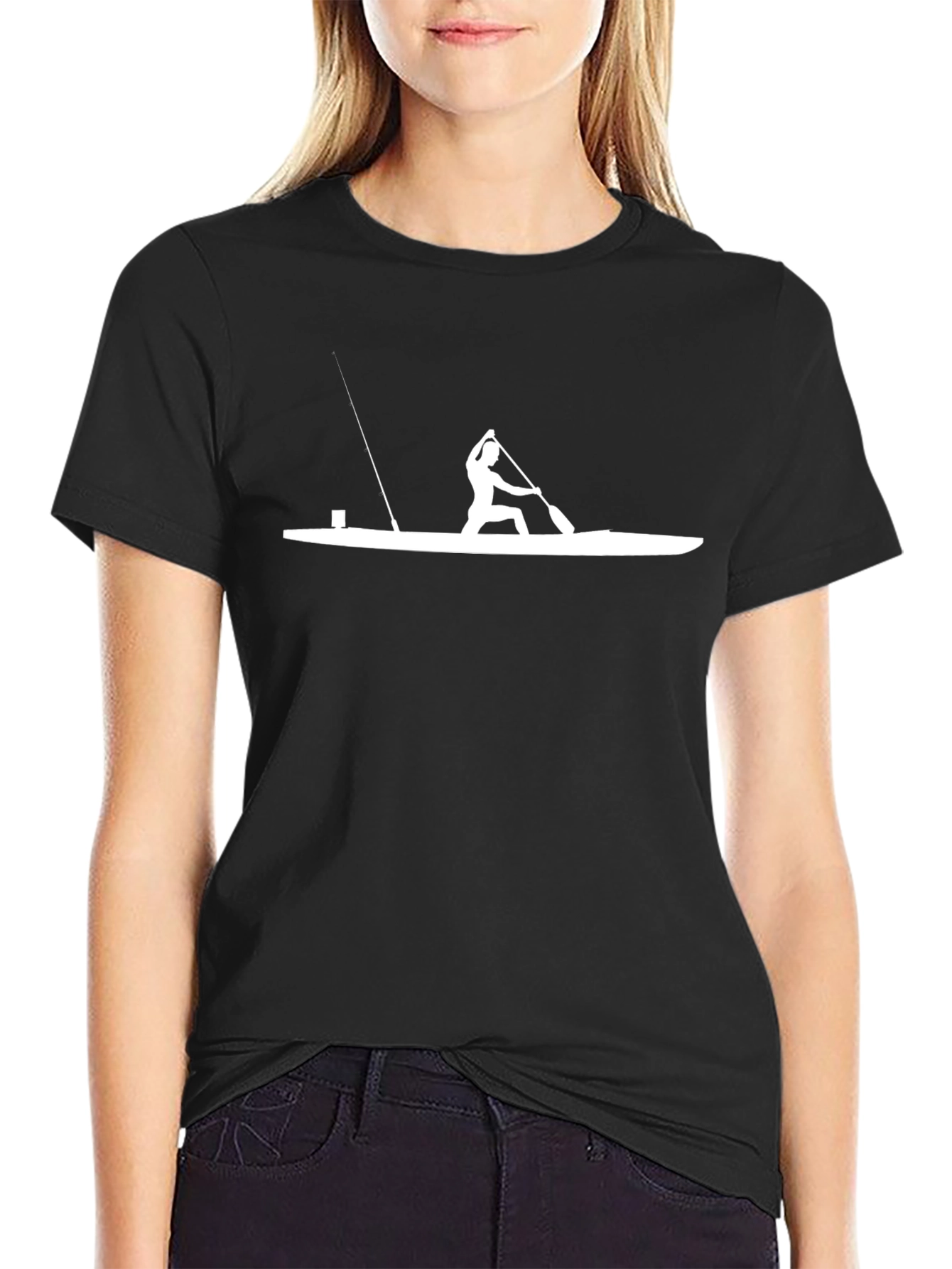Stand Up Paddleboard T-Shirt - Fishing SUP Tee