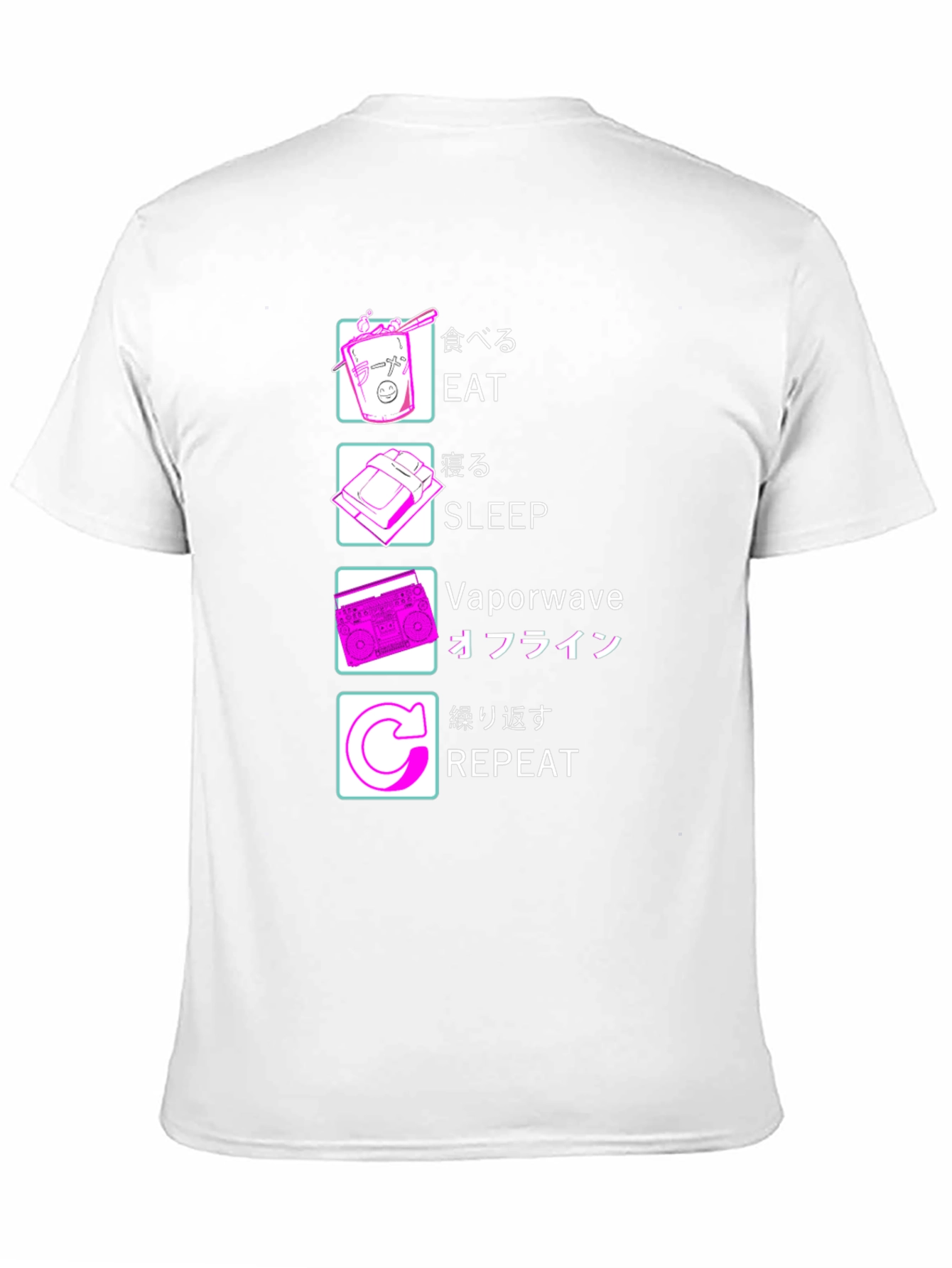 Eat Sleep Vaporwave Repeat T-Shirt