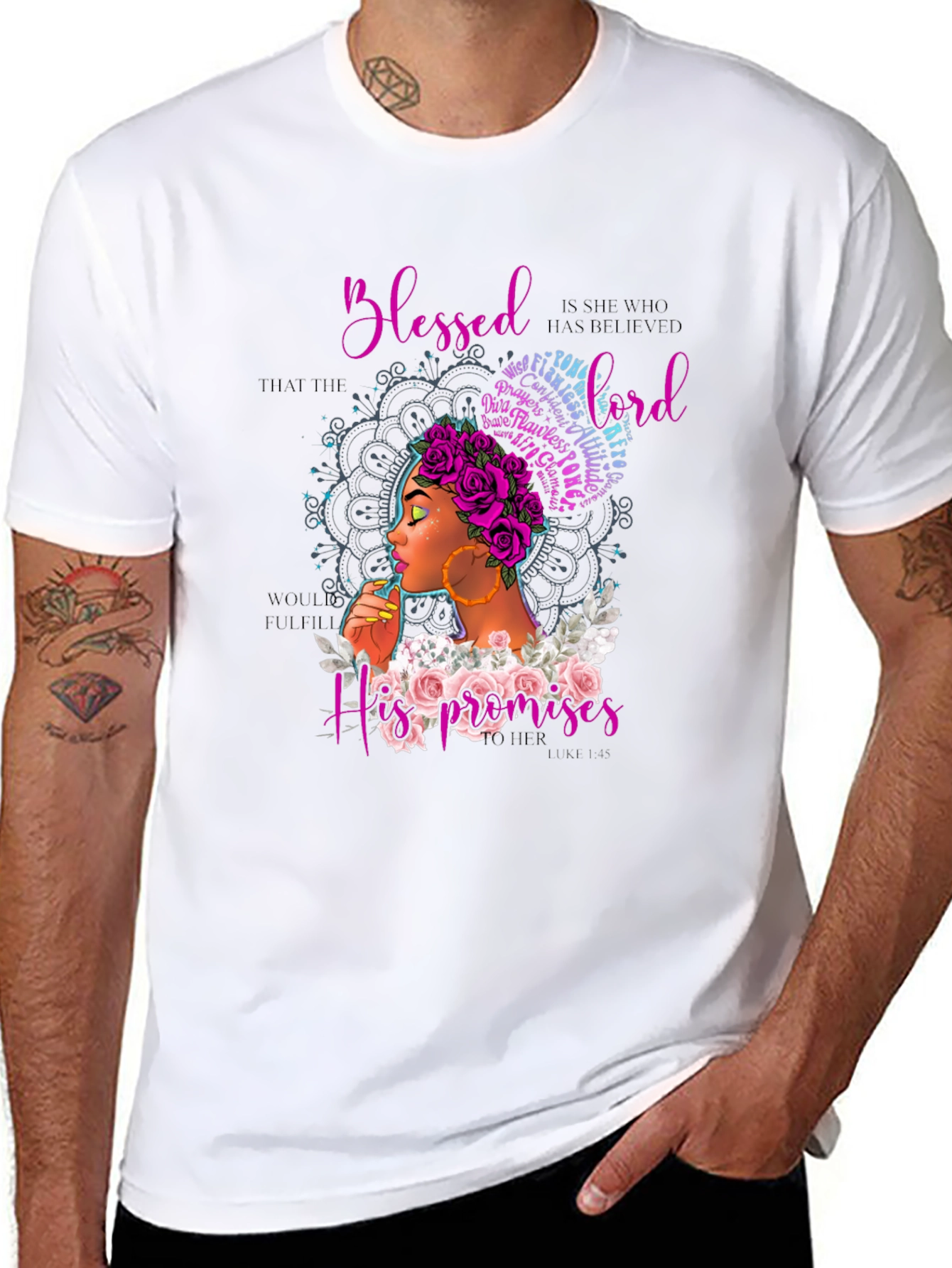 Blessed Graphic T-Shirt - Faith Based Apparel