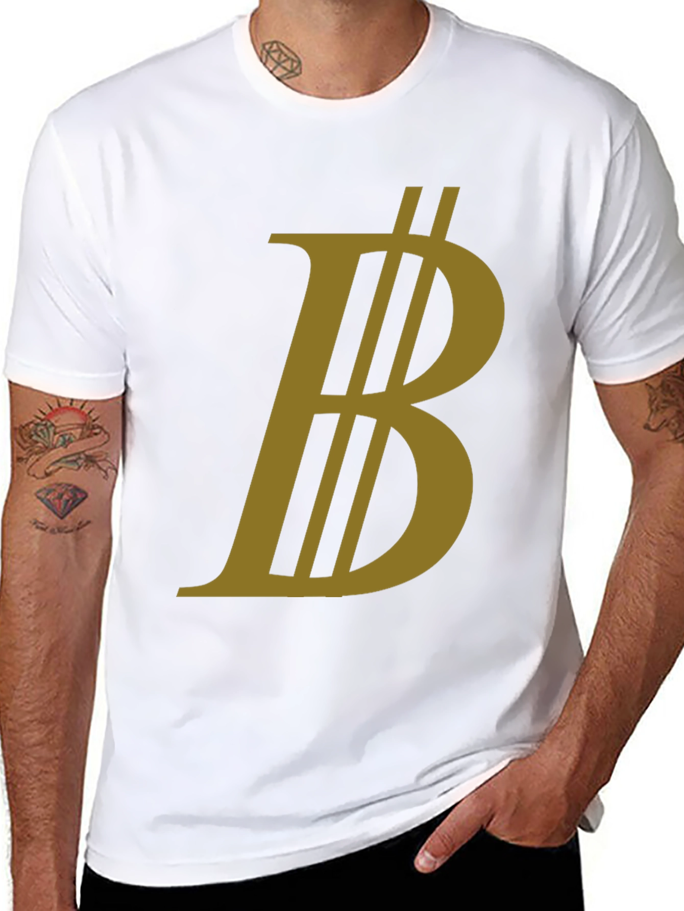 Bitcoin Logo Tee - Crypto Currency Black T-Shirt