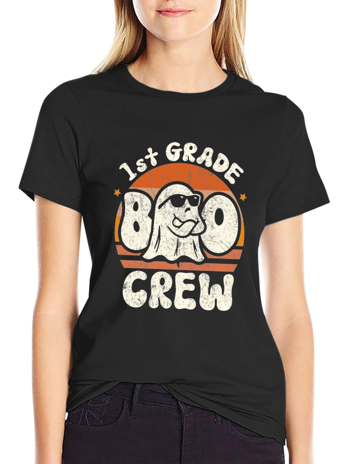 1st Grade Boo Crew Halloween T-Shirt