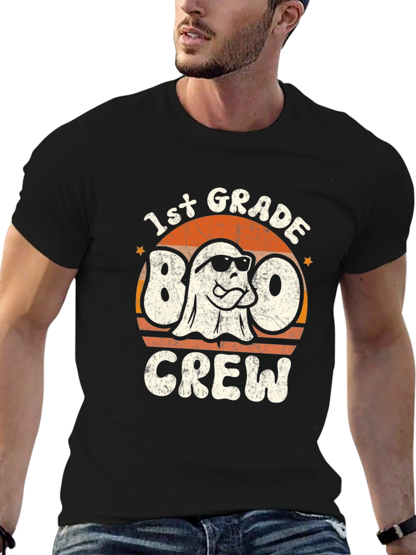 1st Grade Boo Crew Halloween T-Shirt