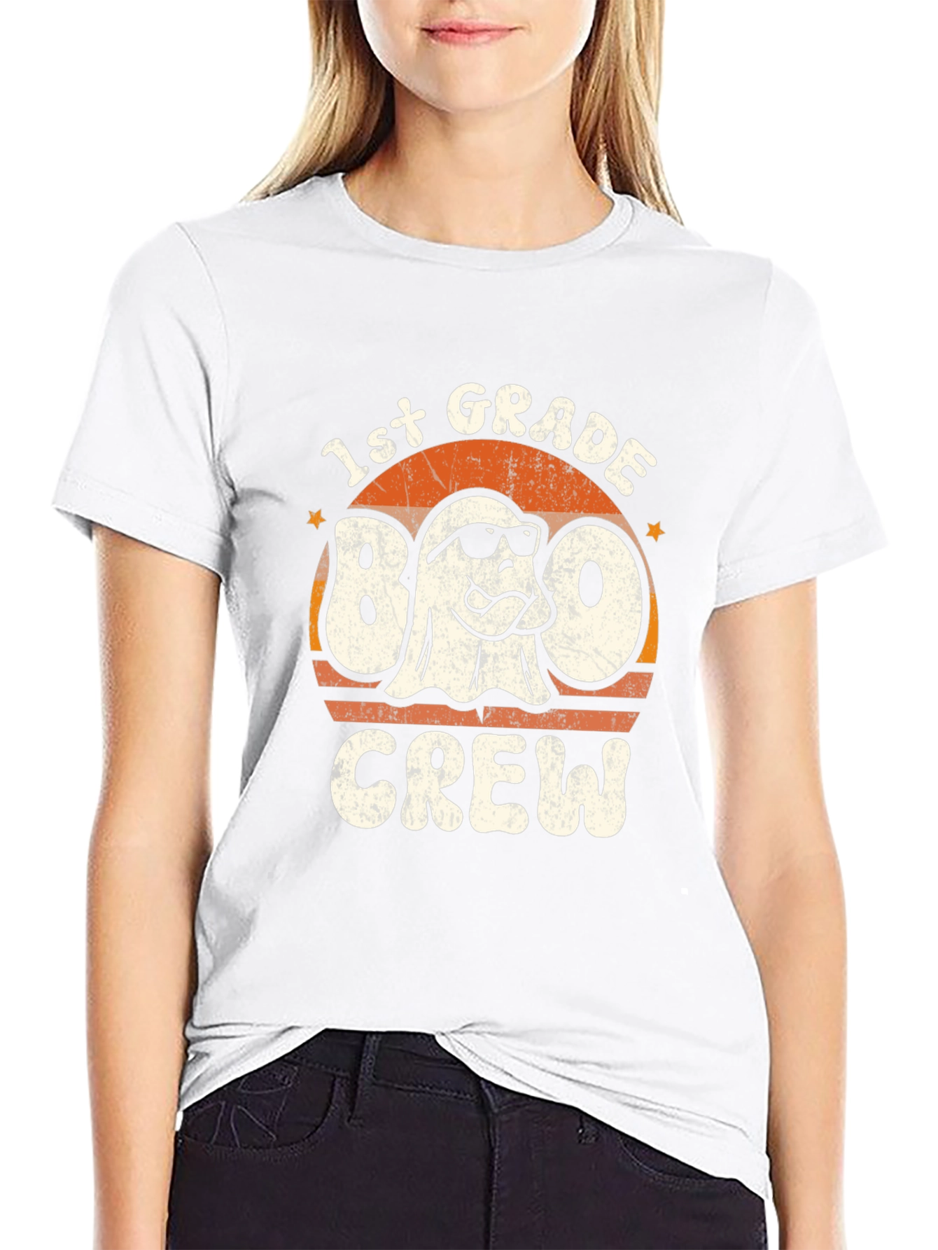 1st Grade Boo Crew Halloween T-Shirt