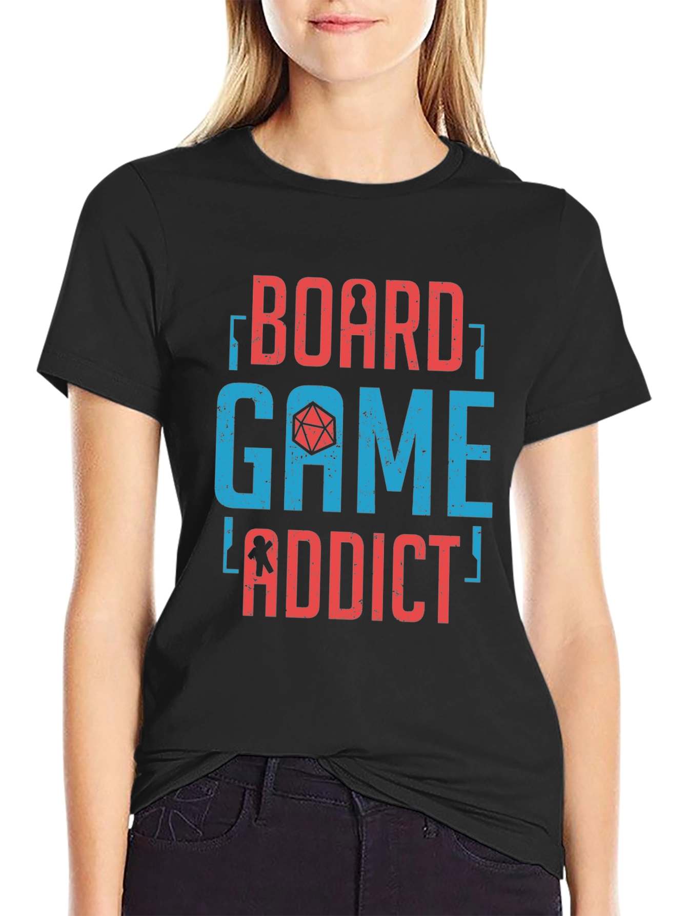 Board Game Addict Graphic T-Shirt