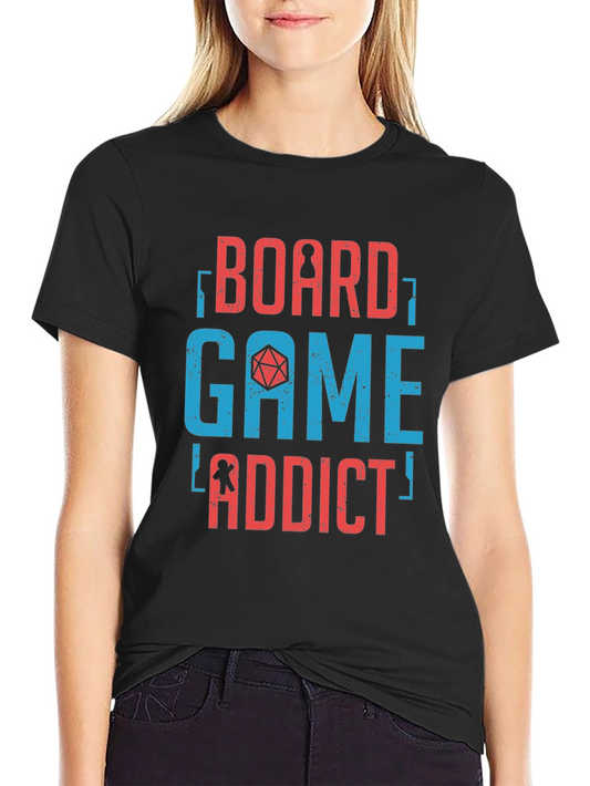 Board Game Addict Graphic T-Shirt