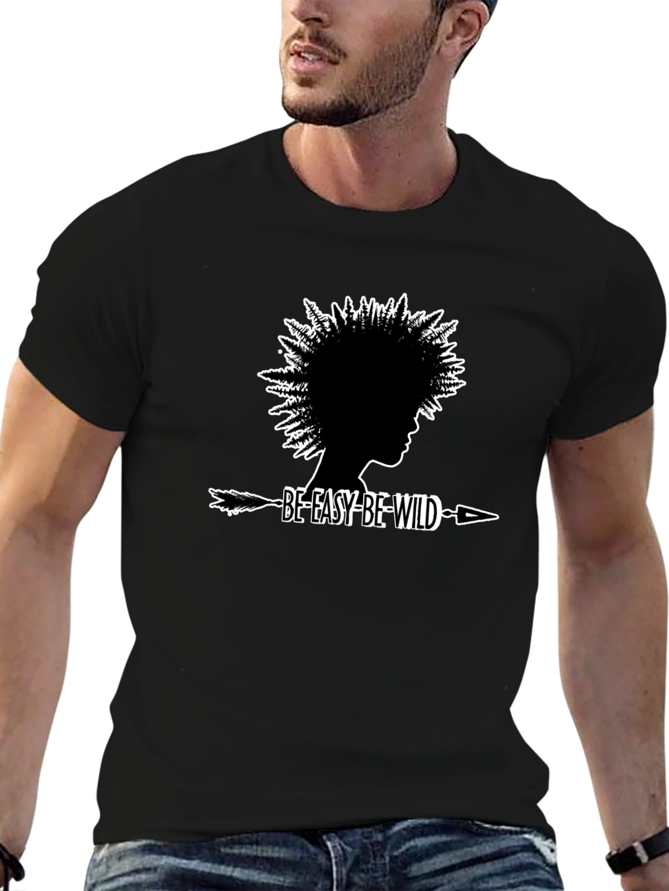 Be Easy Be Wild T-Shirt - Stylish Graphic Tee
