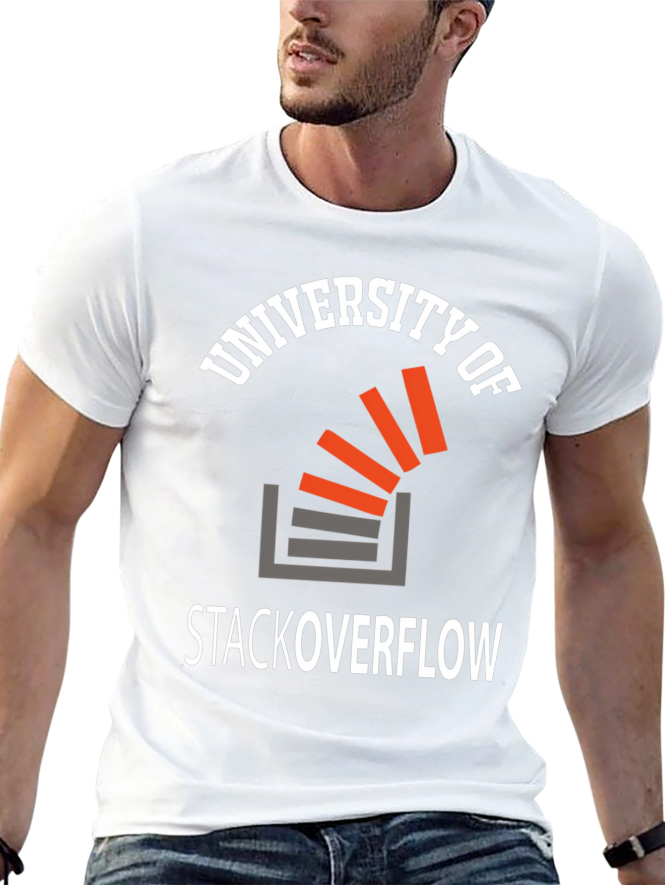 University of Stack Overflow Black T-Shirt