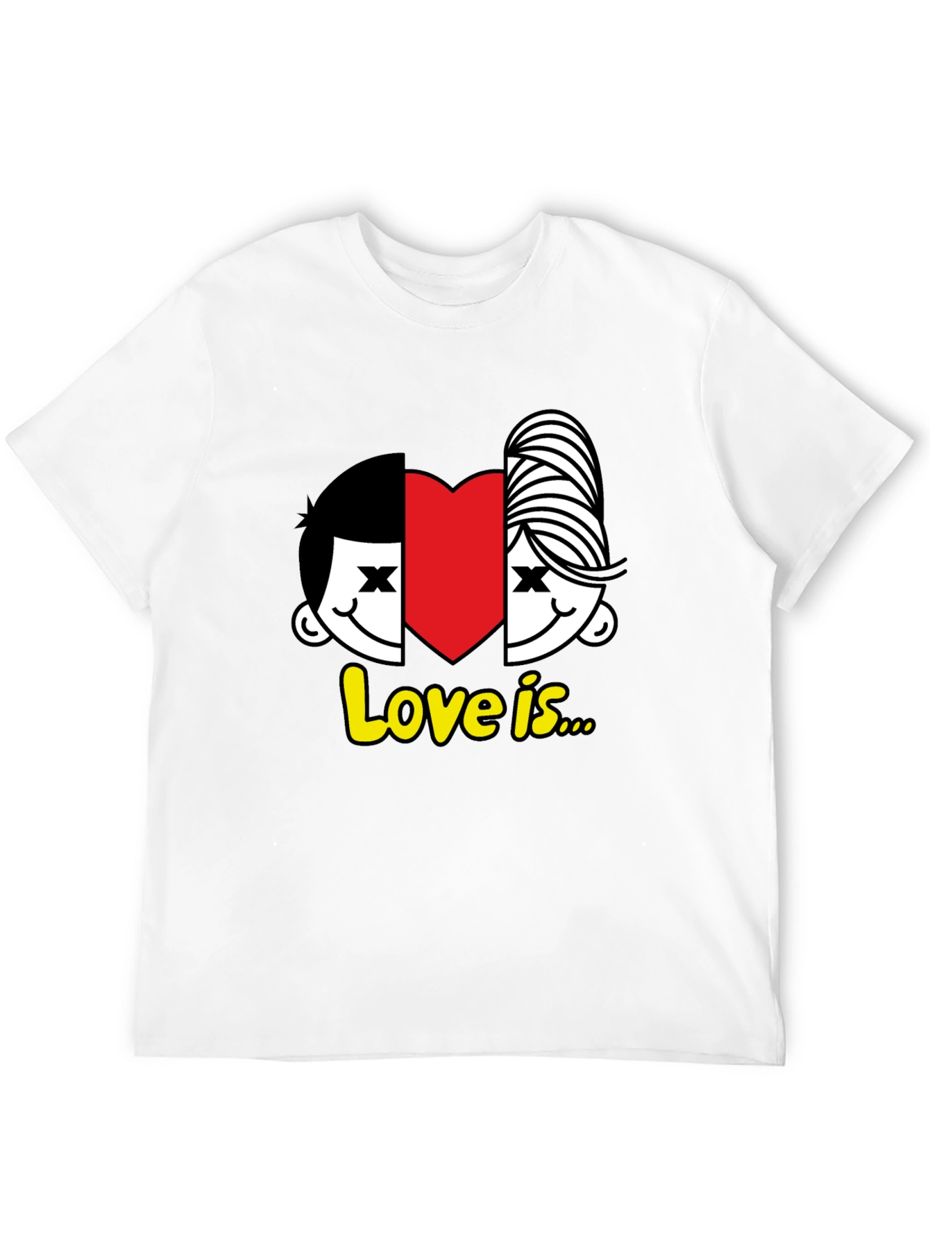 Love is... T-Shirt - Cute Couple Tee