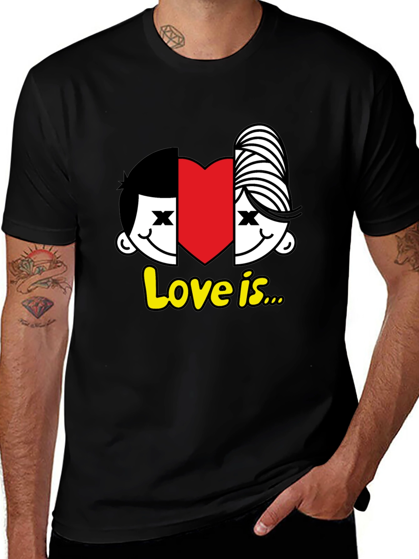 Love is... T-Shirt - Cute Couple Tee