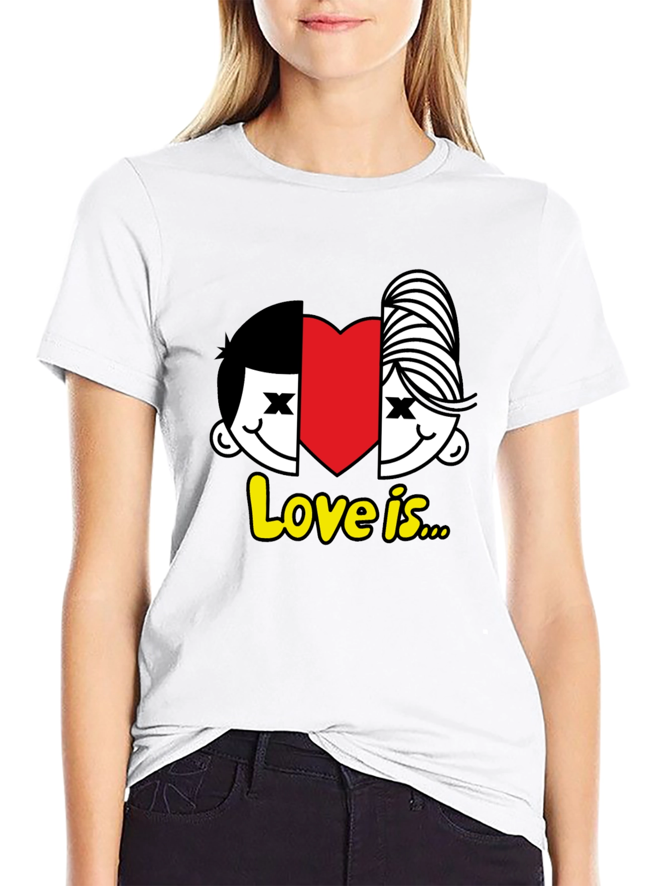 Love is... T-Shirt - Cute Couple Tee
