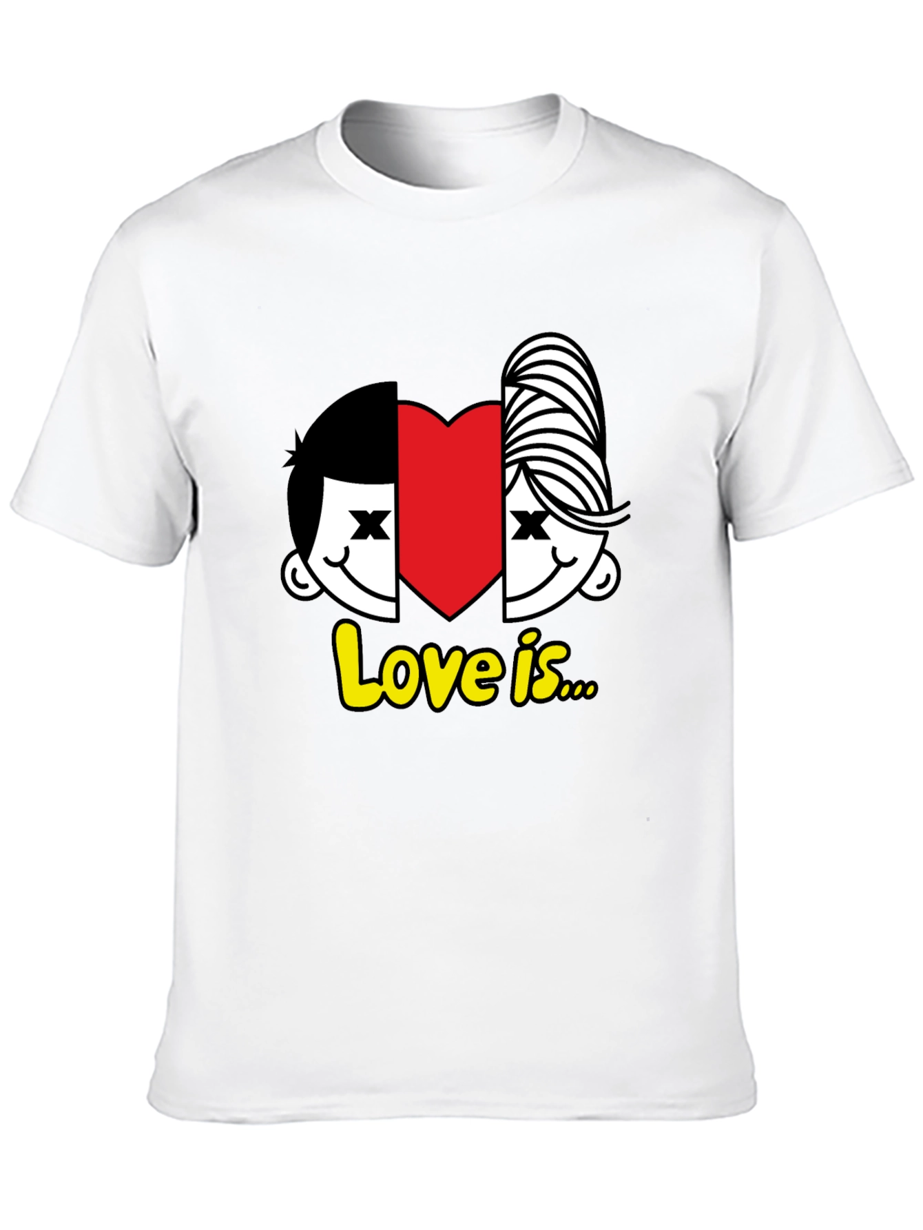 Love is... T-Shirt - Cute Couple Tee