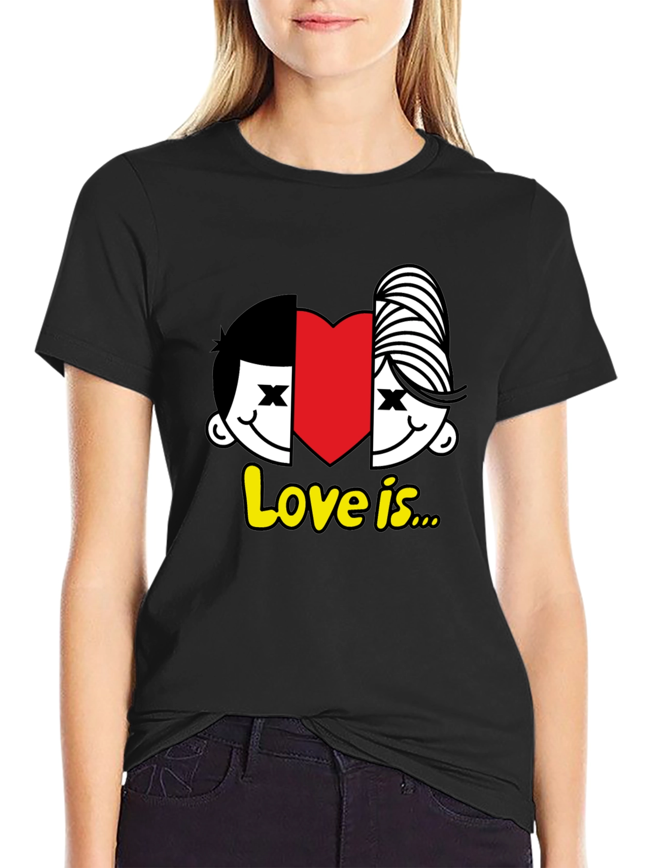 Love is... T-Shirt - Cute Couple Tee
