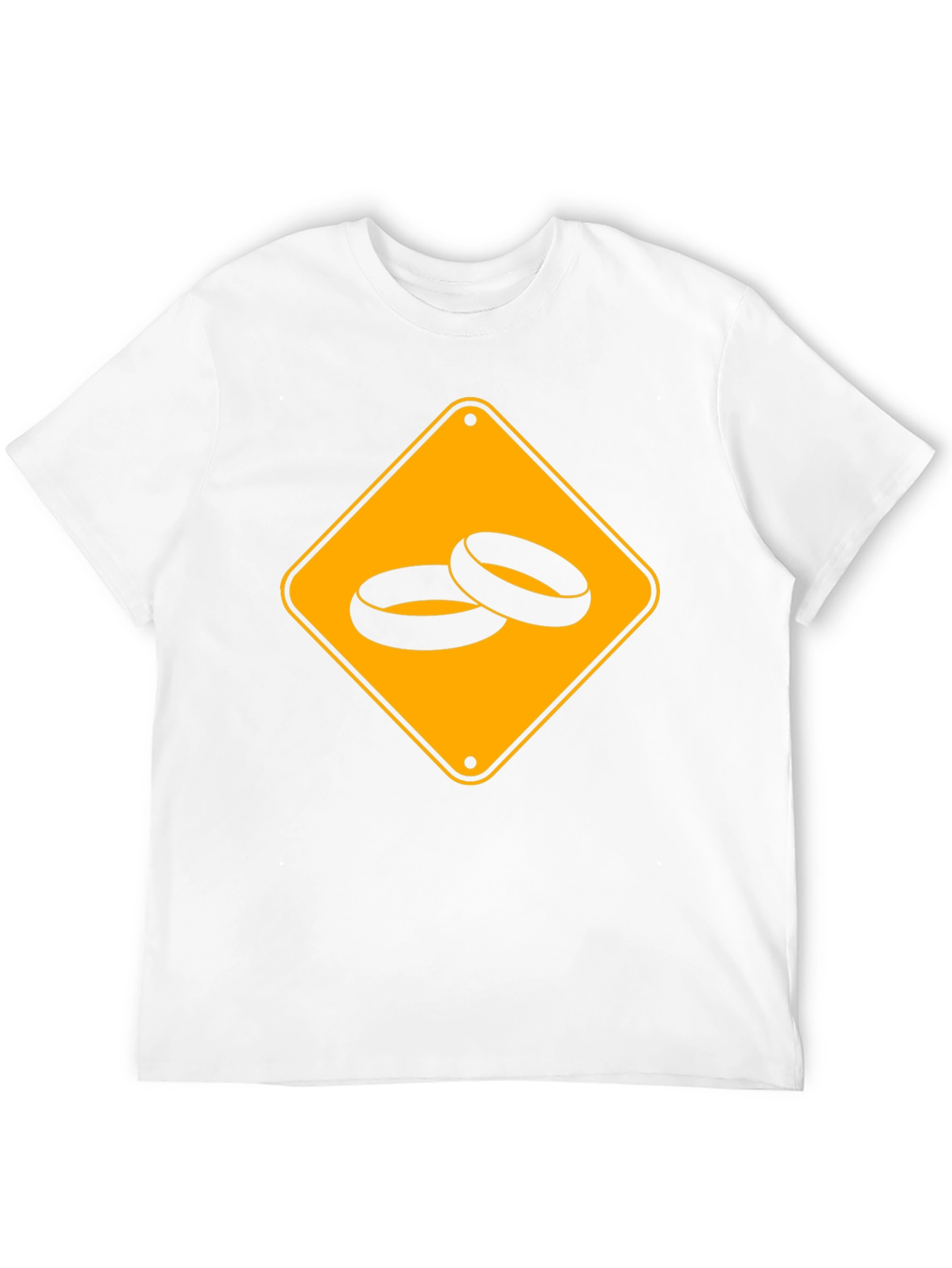 Wedding Ring Sign Black T-Shirt