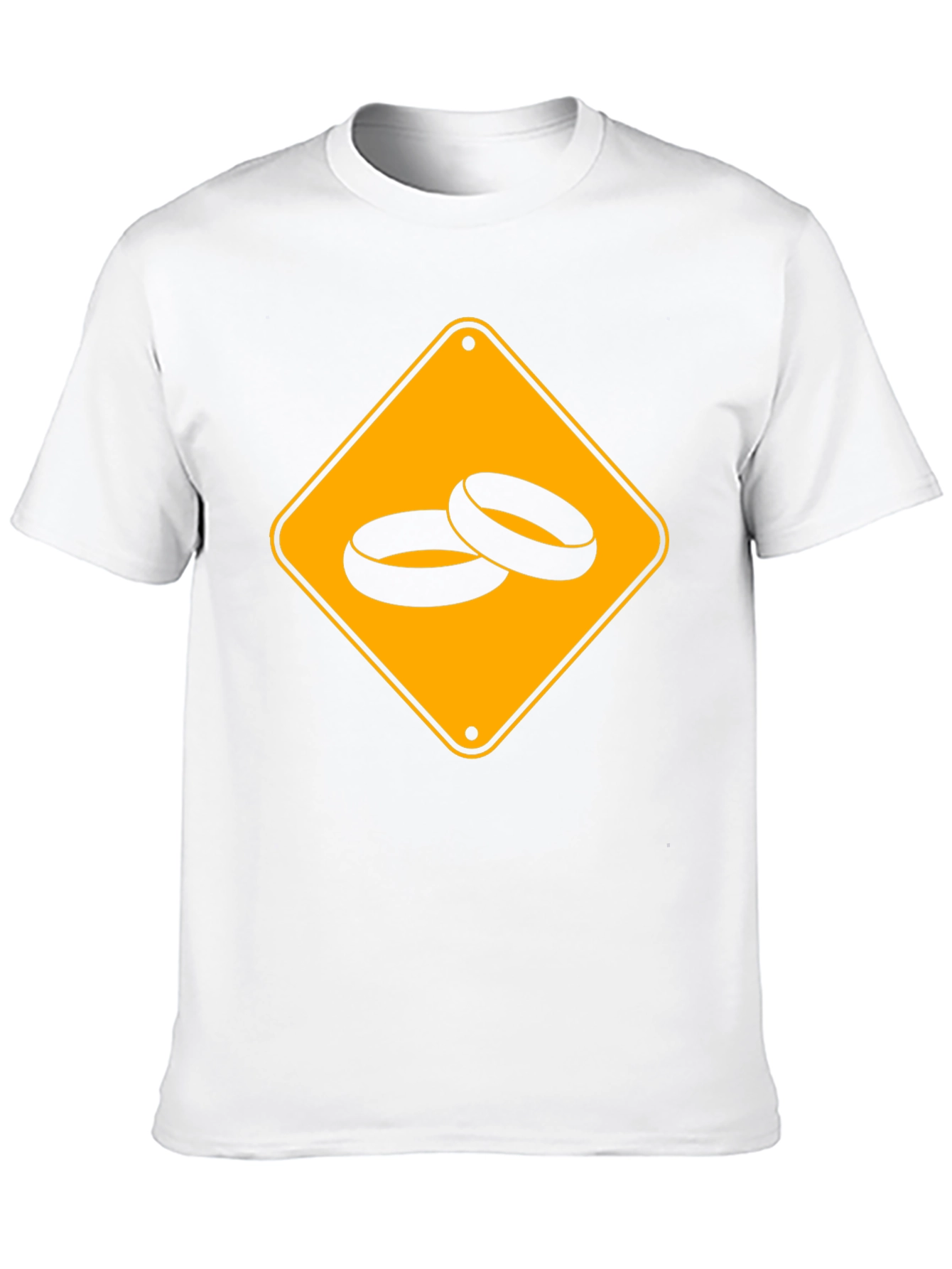 Wedding Ring Sign Black T-Shirt