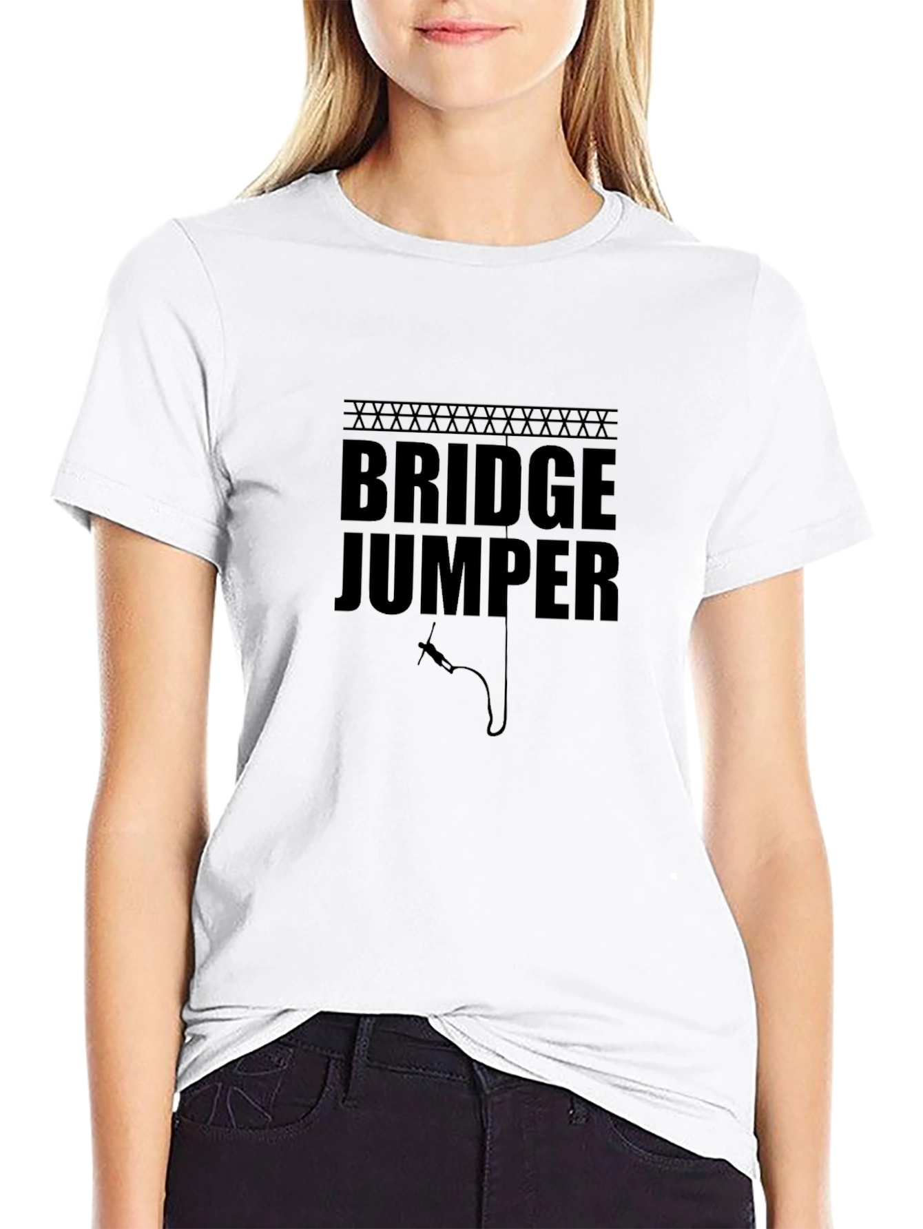 Bridge Jumper Graphic T-Shirt - Black