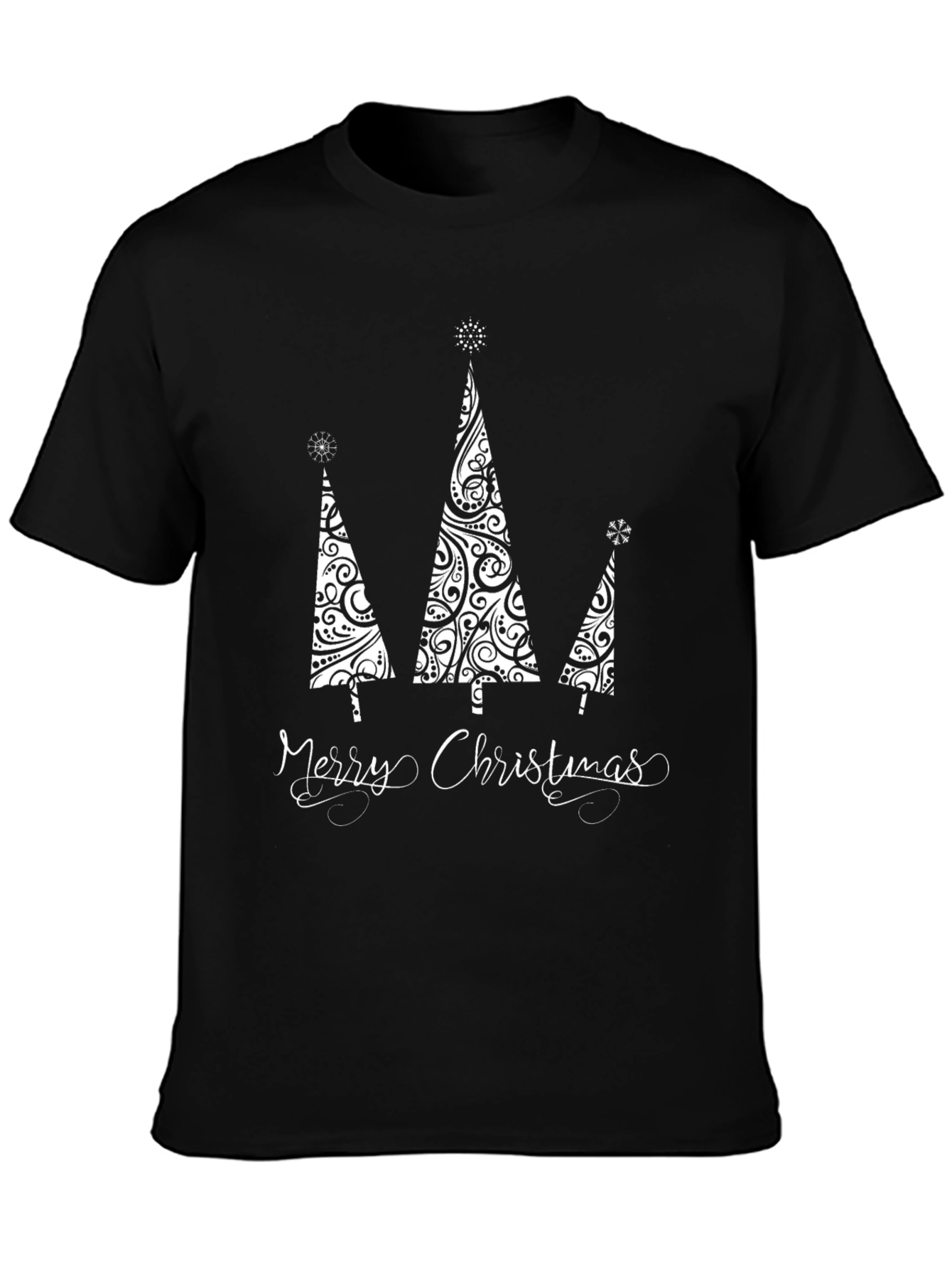 Merry Christmas Tree Graphic Tee