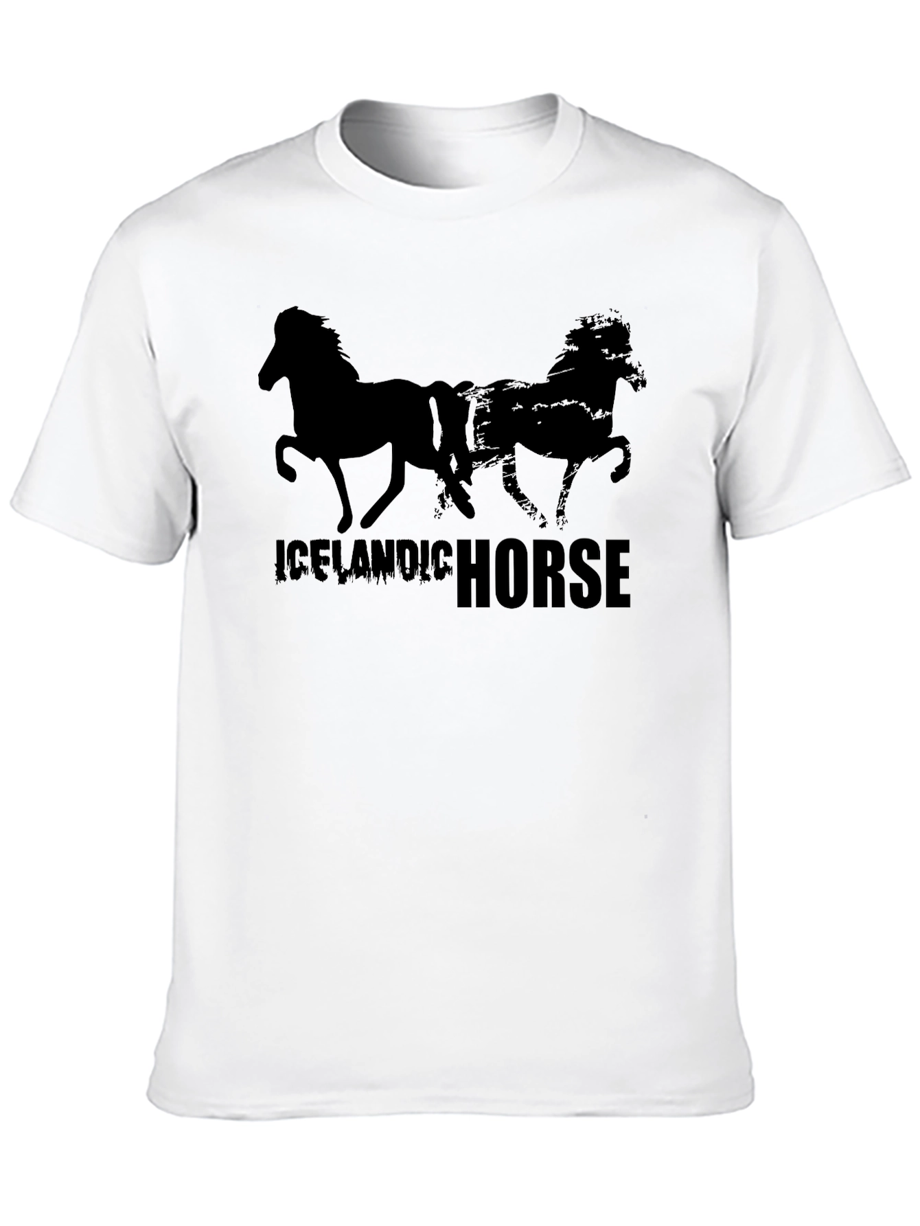 Icelandic Horse Black T-Shirt