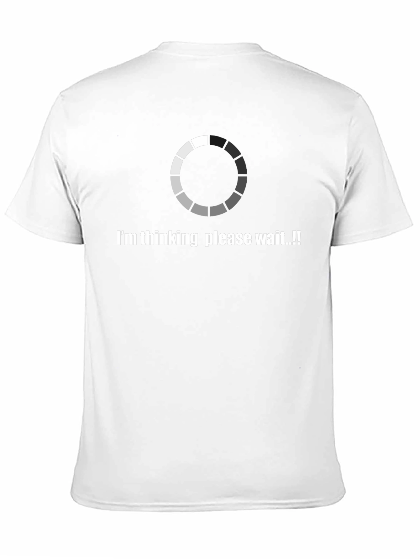 Thinking Loading T-Shirt Funny Geek Tee