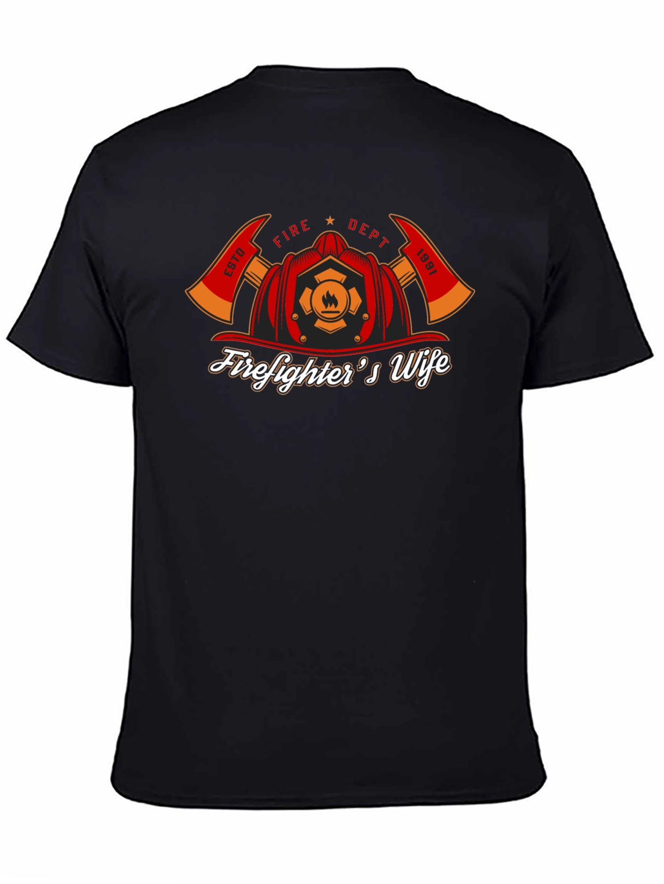 Firefighters Wife Graphic T-Shirt