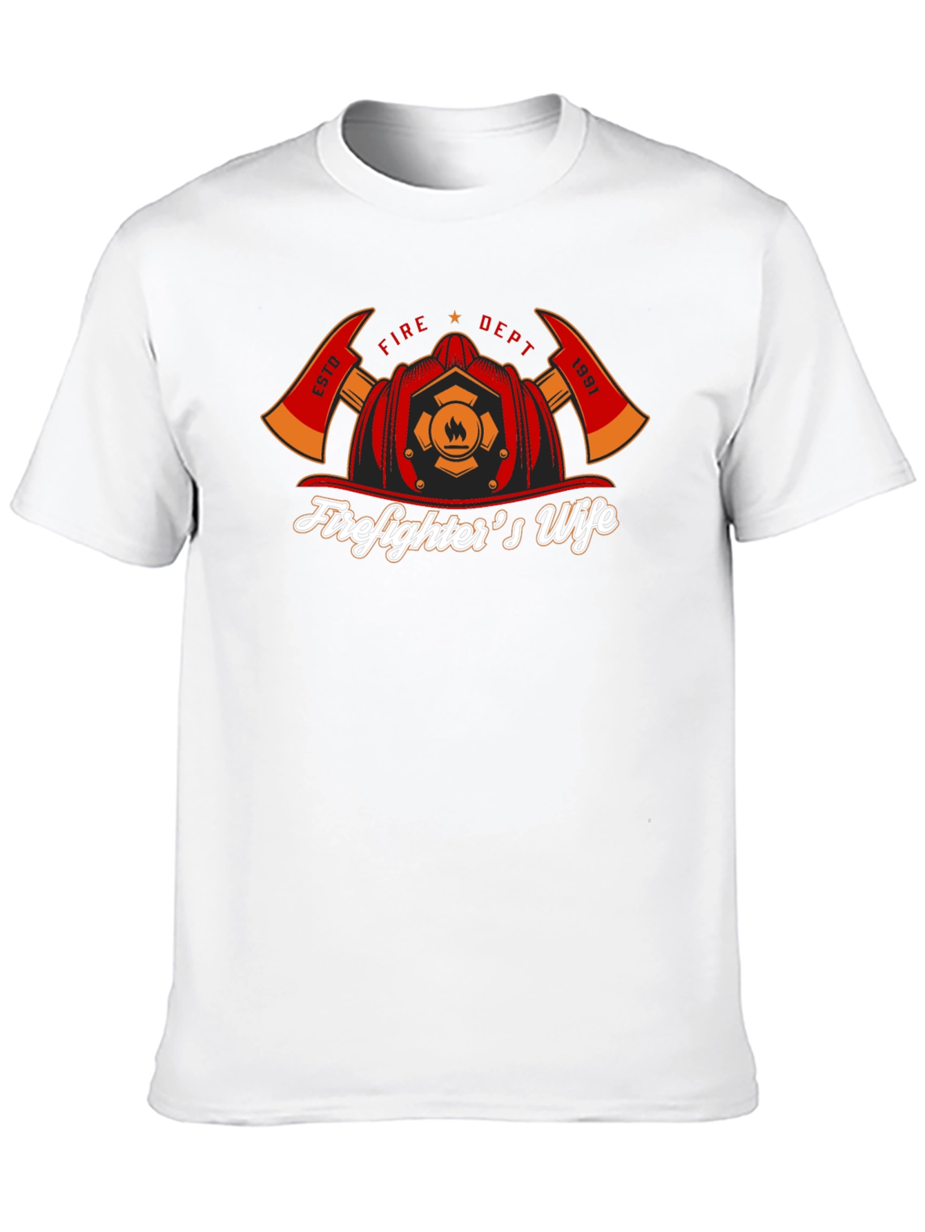 Firefighters Wife Graphic T-Shirt