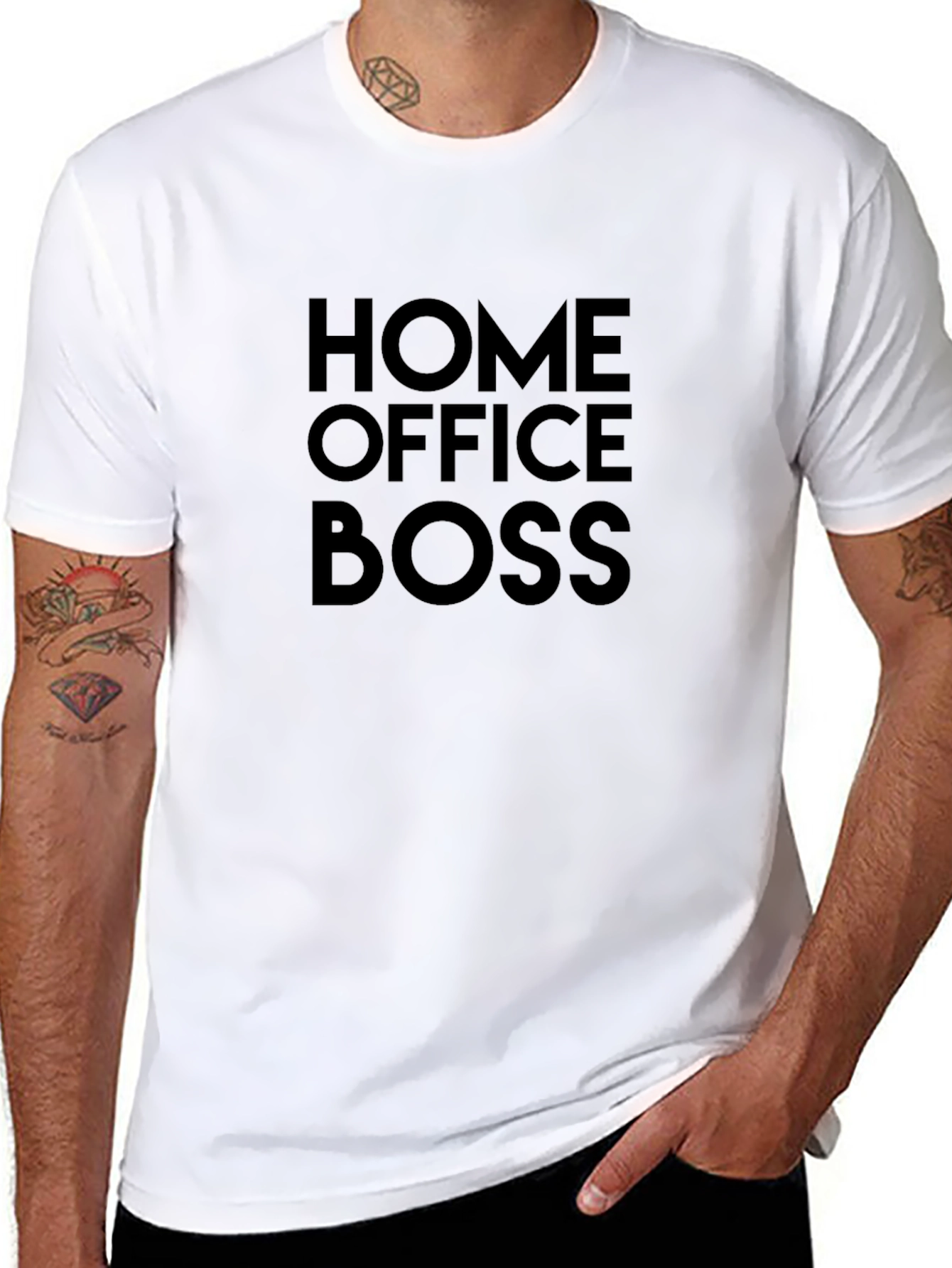 Home Office Boss T-Shirt - Black