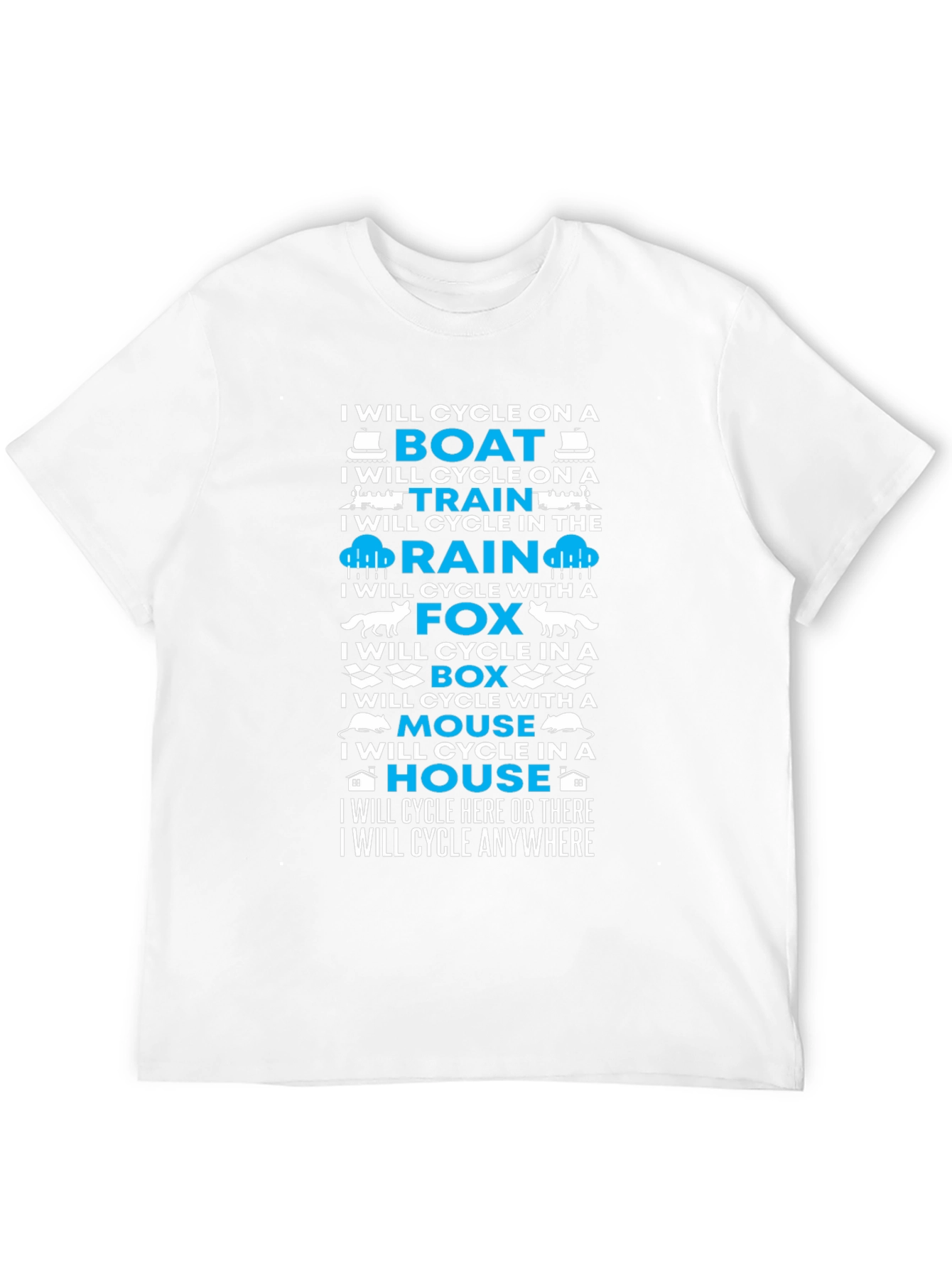 I Will Cycle Anywhere T-Shirt