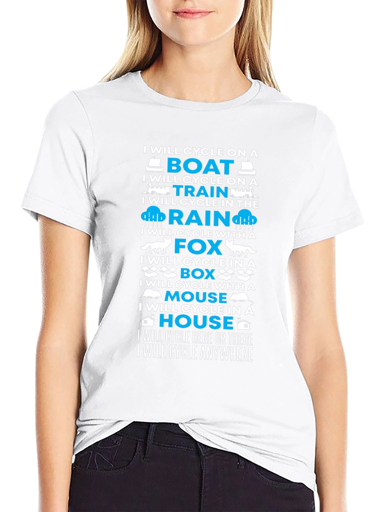 I Will Cycle Anywhere T-Shirt