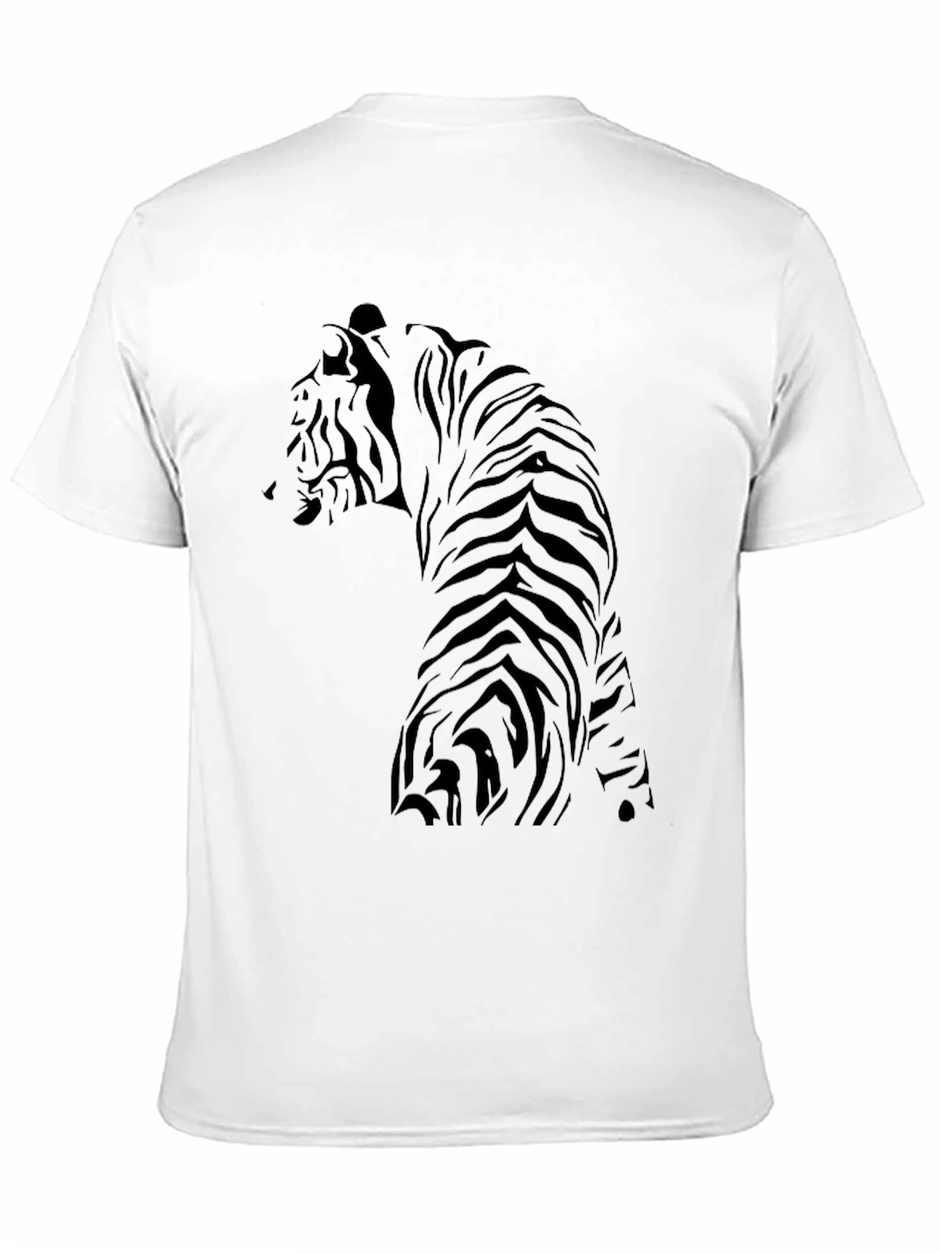 Tiger Graphic Black T-Shirt - Mens Fashion