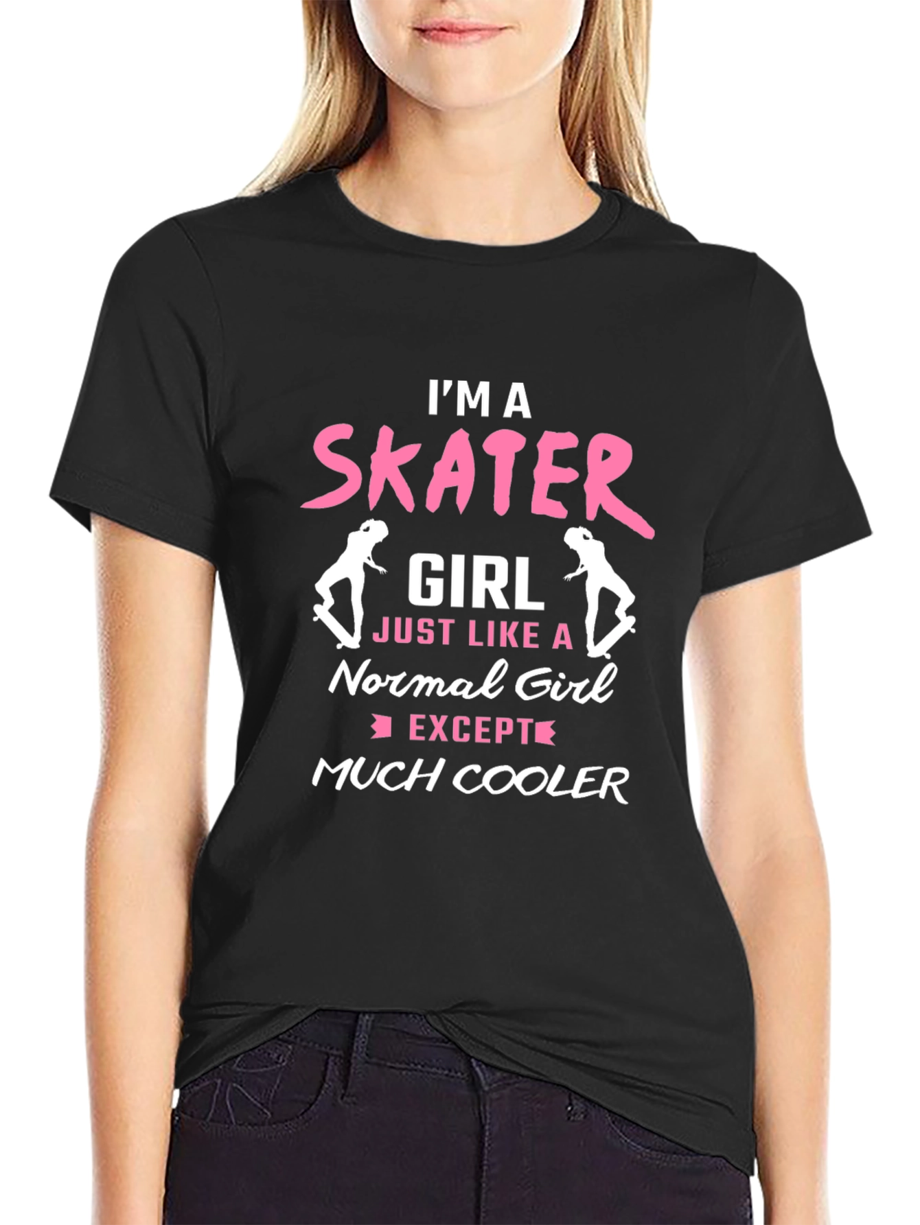 Skater Girl T-Shirt - Cool Graphic Tee
