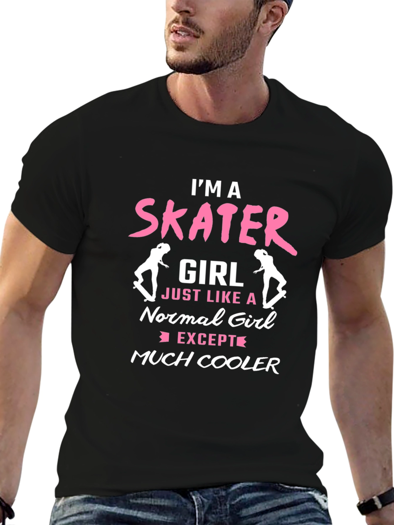 Skater Girl T-Shirt - Cool Graphic Tee