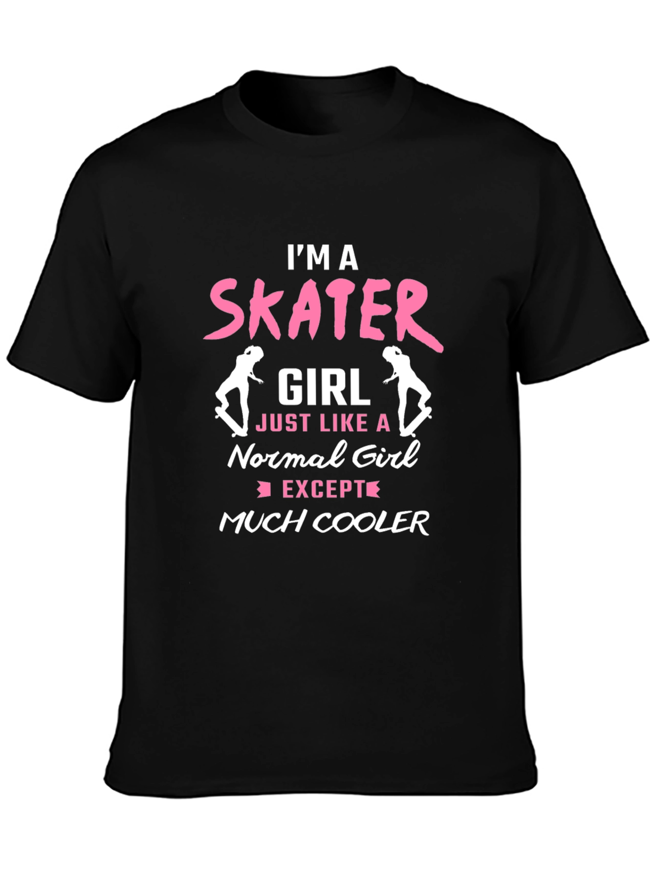 Skater Girl T-Shirt - Cool Graphic Tee
