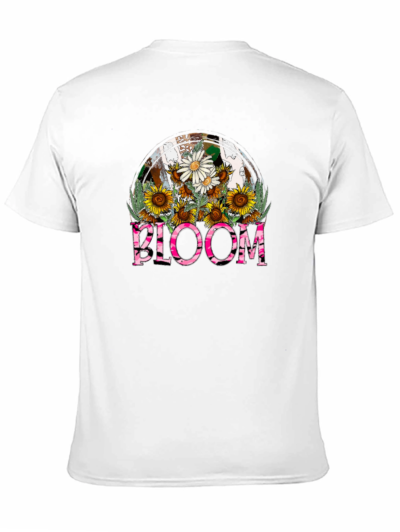 Bloom Floral Graphic T-Shirt - Stylish Casual Tee