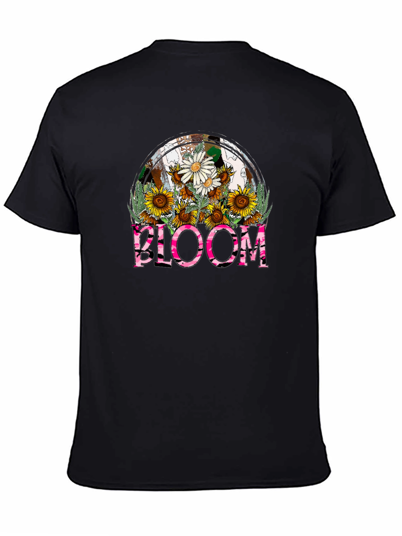 Bloom Floral Graphic T-Shirt - Stylish Casual Tee