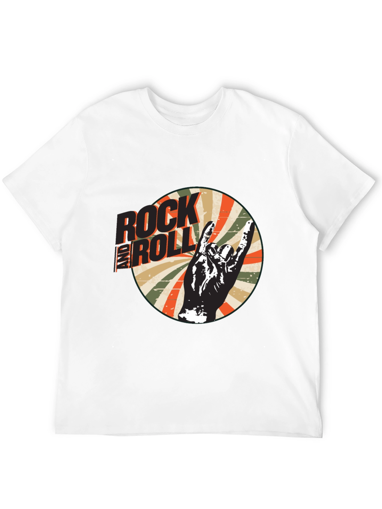 Rock and Roll Retro Graphic T-Shirt