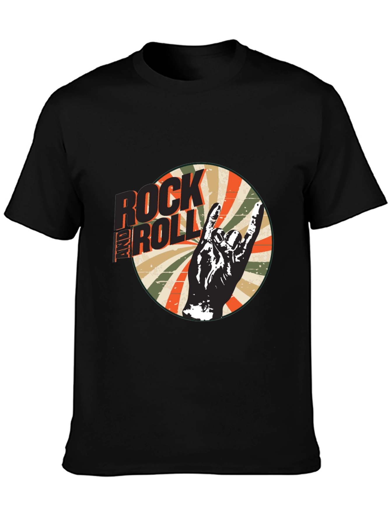 Rock and Roll Retro Graphic T-Shirt