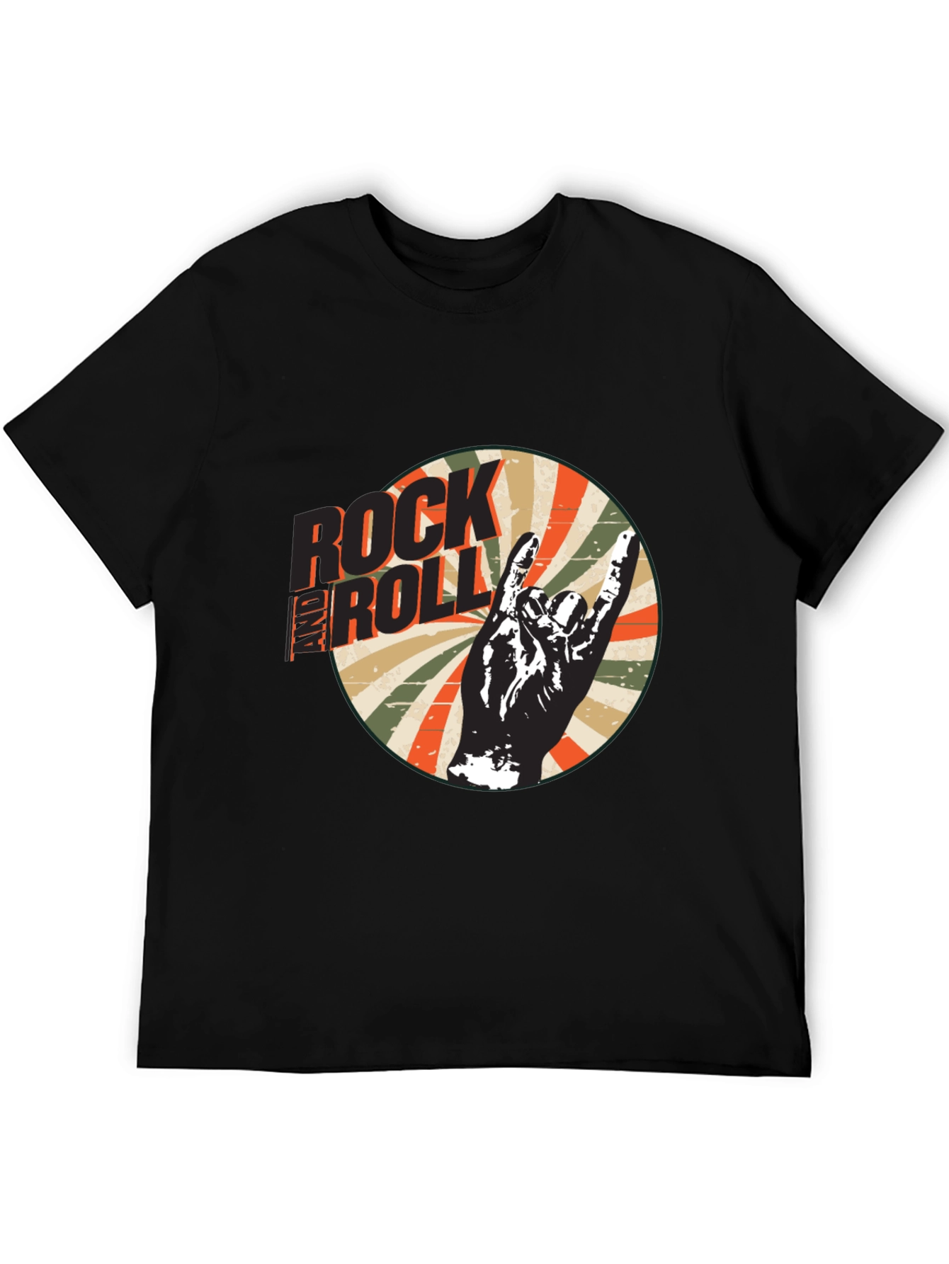 Rock and Roll Retro Graphic T-Shirt