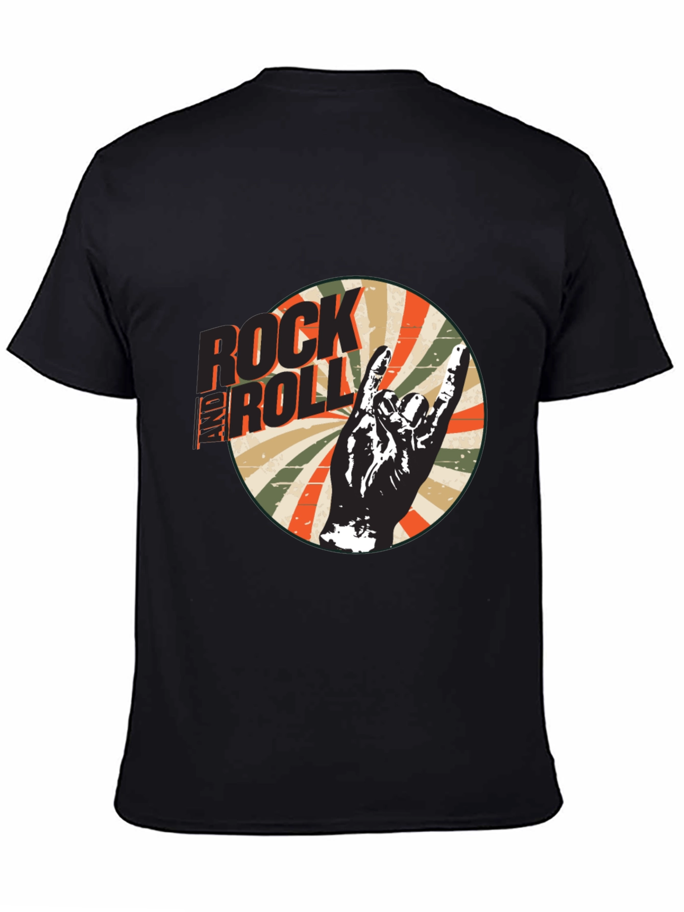 Rock and Roll Retro Graphic T-Shirt