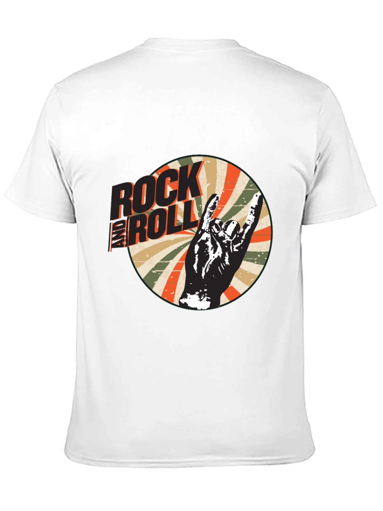 Rock and Roll Retro Graphic T-Shirt
