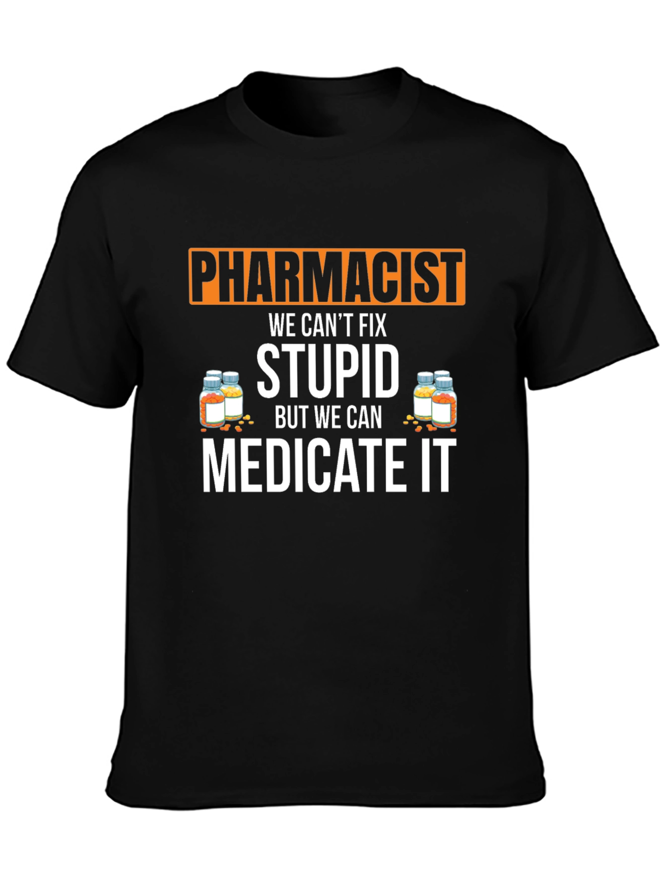 Pharmacist Medicate It Funny T-Shirt